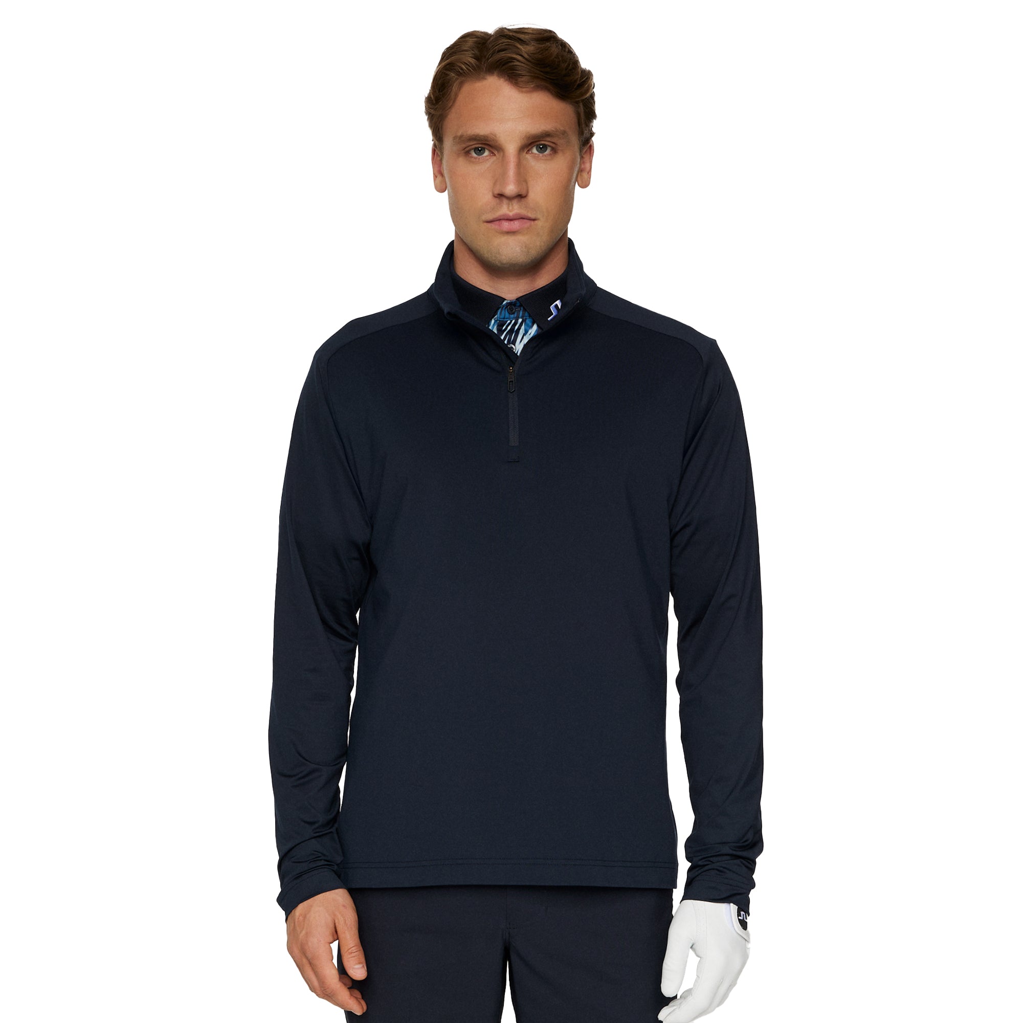 J.Lindeberg Golf Harry 1/4 Zip Mid Layer SH25 - Winter Sky
