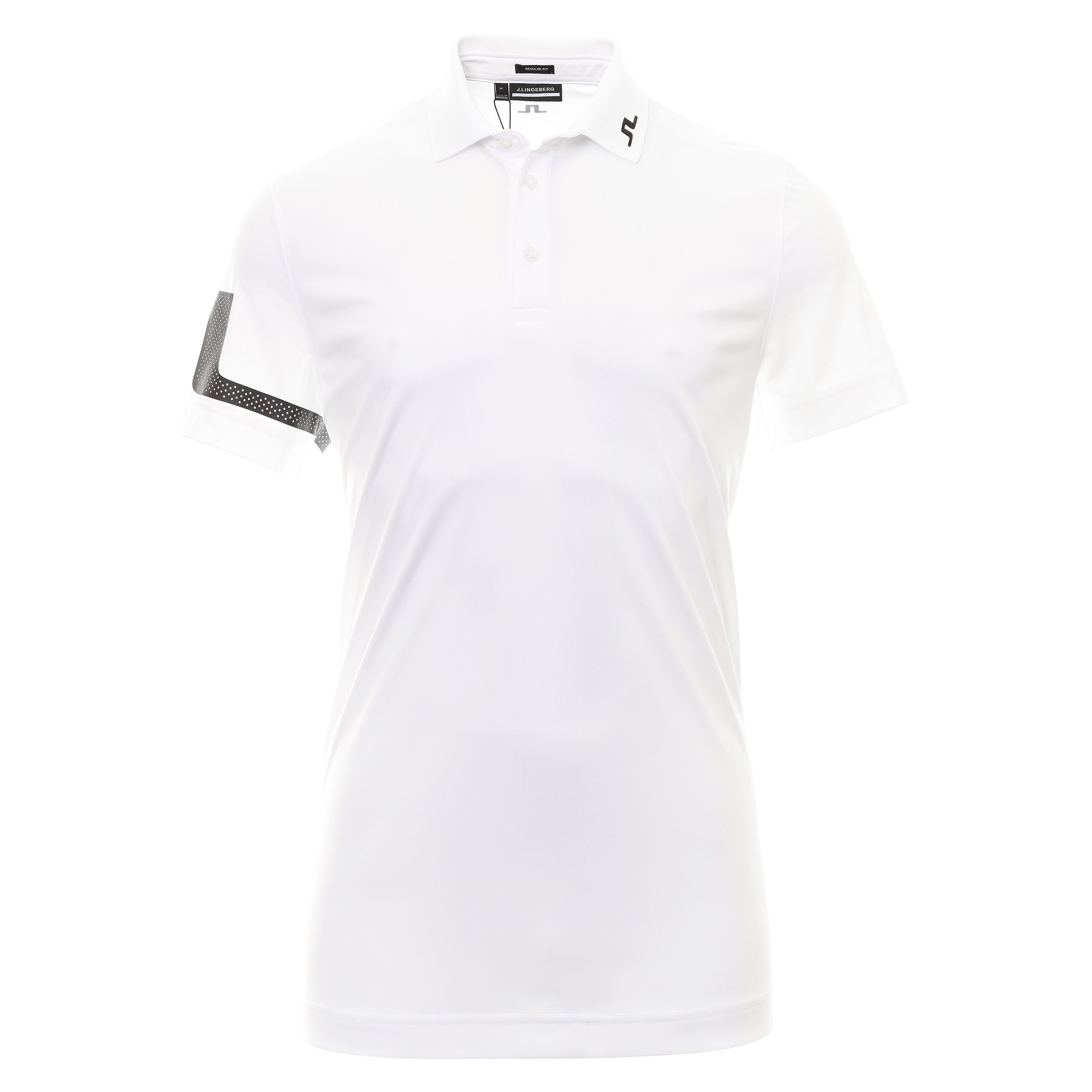 J.Lindeberg Golf Heath Polo Shirt GMJT08559 White 0000 | Function18 ...