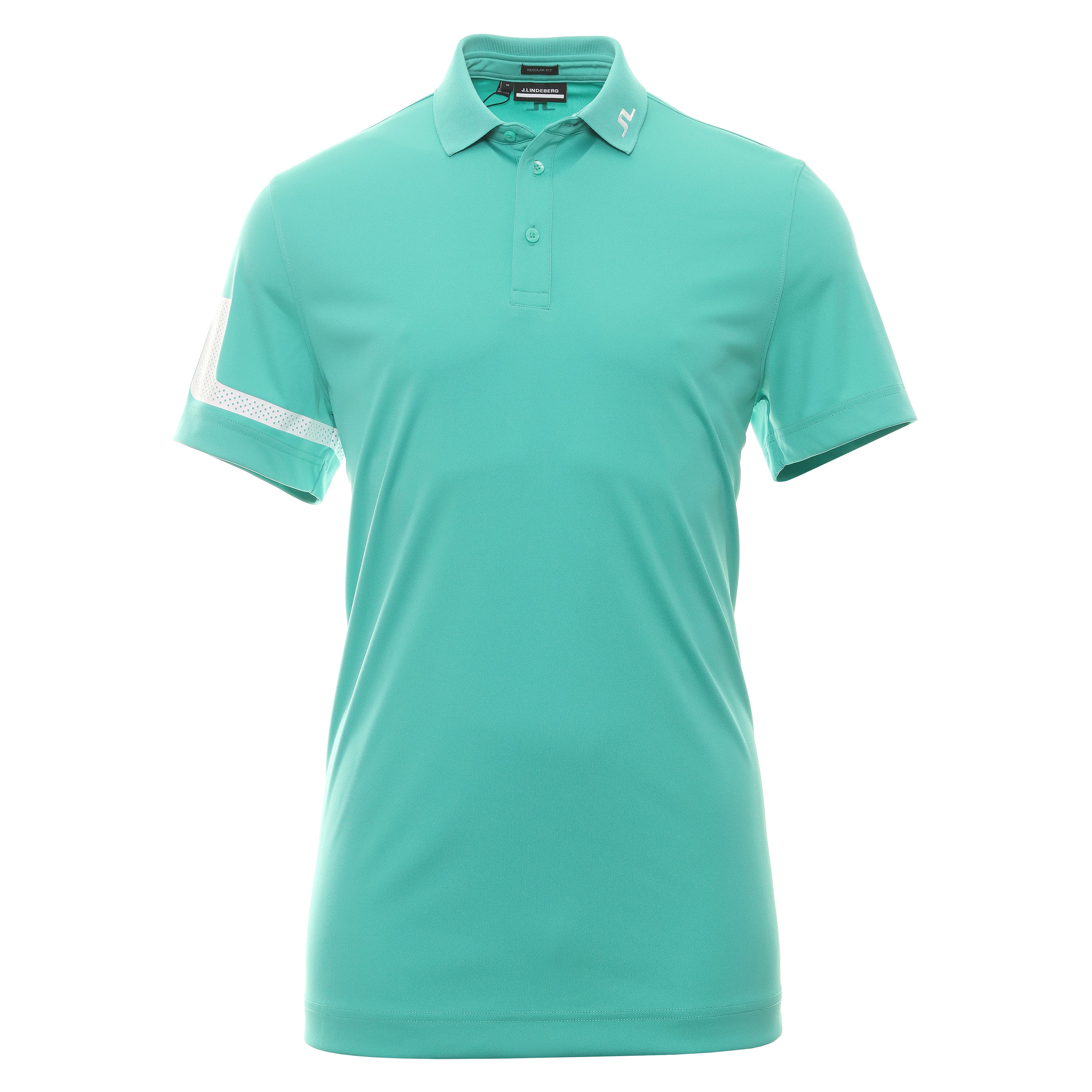 J.Lindeberg Golf Heath Polo Shirt GMJT09778 Bright Aqua M158