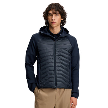 J.Lindeberg Heyden Quilt Hybrid Hooded Jacket