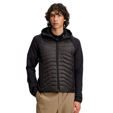 J.Lindeberg Heyden Quilt Hybrid Hooded Jacket
