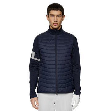 J.Lindeberg Golf Holden Quilt Hybrid Vest SS25 JL Navy 6855