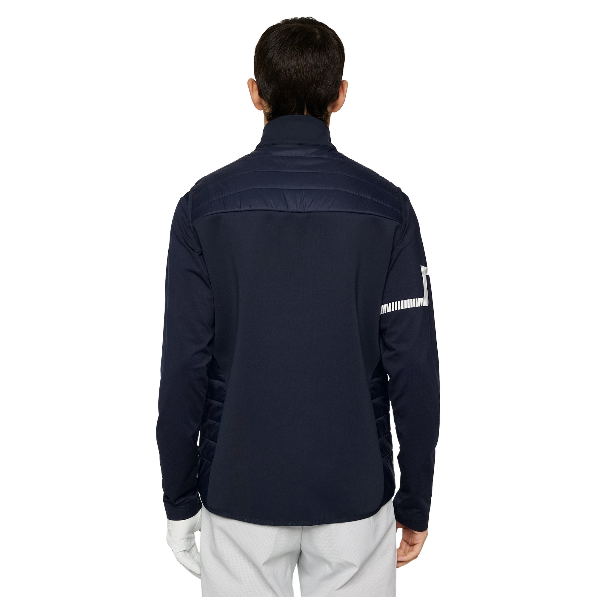 J.Lindeberg Golf Holden Quilt Hybrid Vest SS25 JL Navy 6855