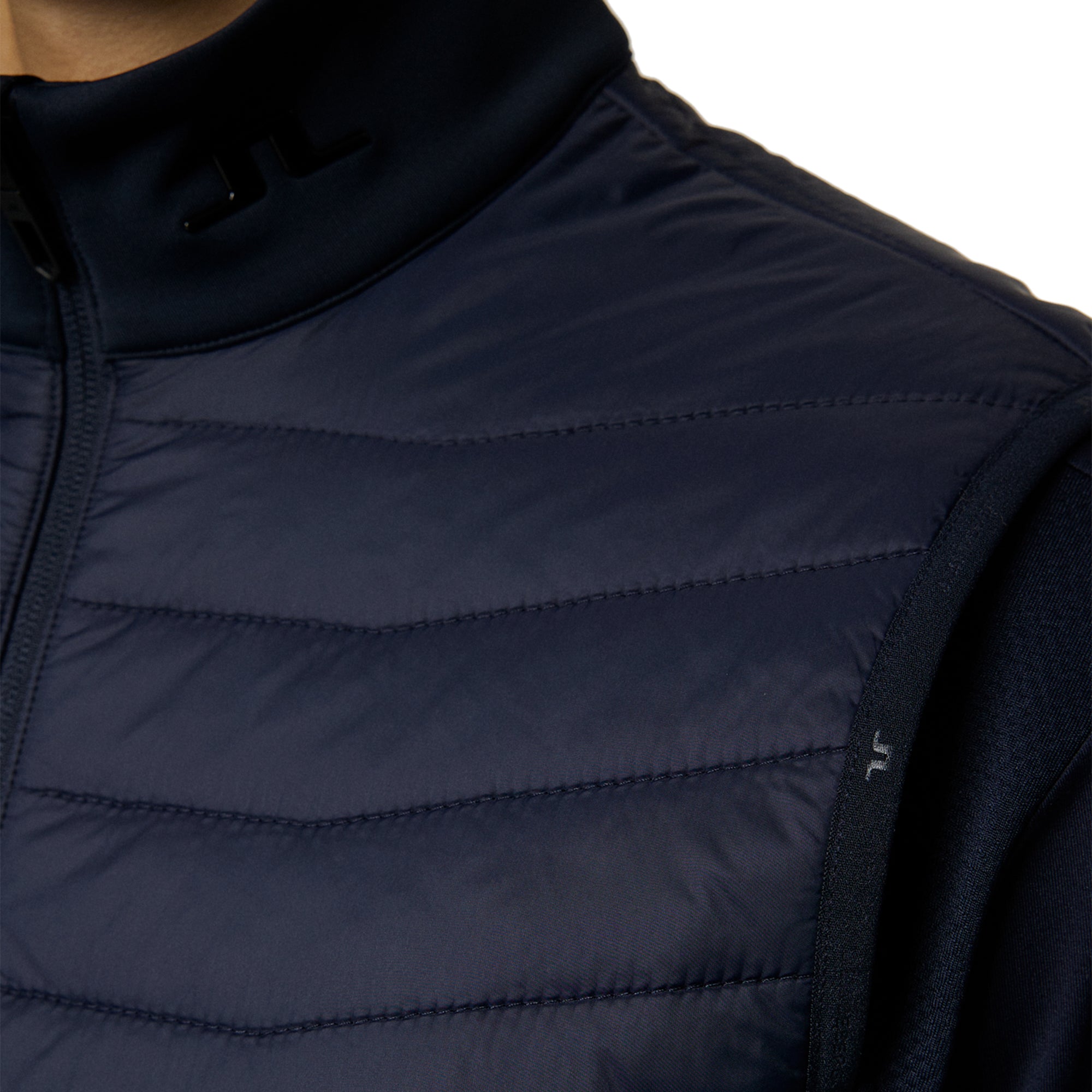 J.Lindeberg Golf Holden Quilt Hybrid Vest SS25 JL Navy 6855