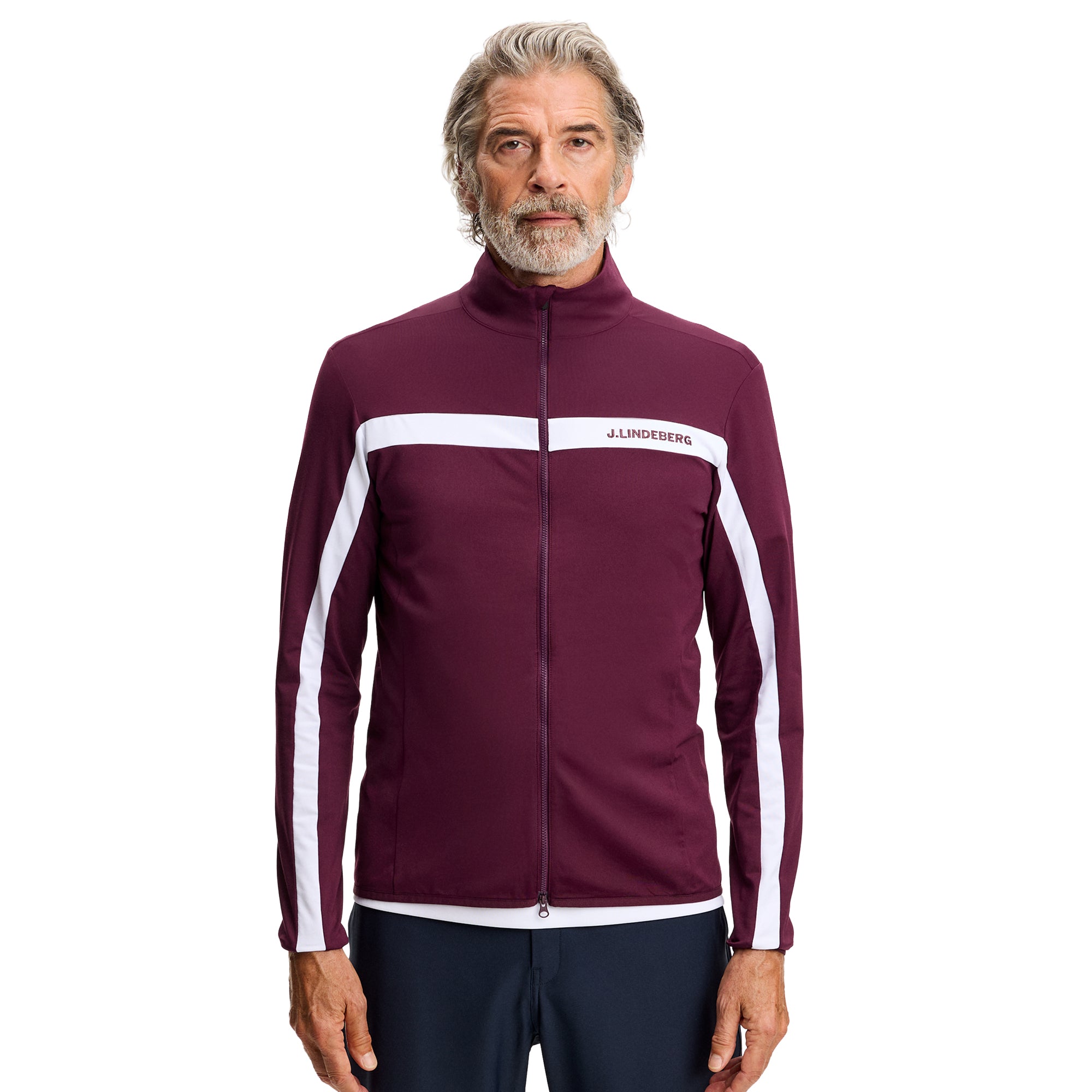 J.Lindeberg Golf Jarvis Mid Layer Jacket - Black 9999 - GMJS16984