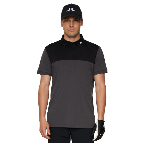 J.Lindeberg Golf Jeff Polo Shirt FW25 - Asphalt W015 - GMJT13042 J.Lindeberg Golf Jeff Polo Shirt FW25 - Asphalt W015 - GMJT13042