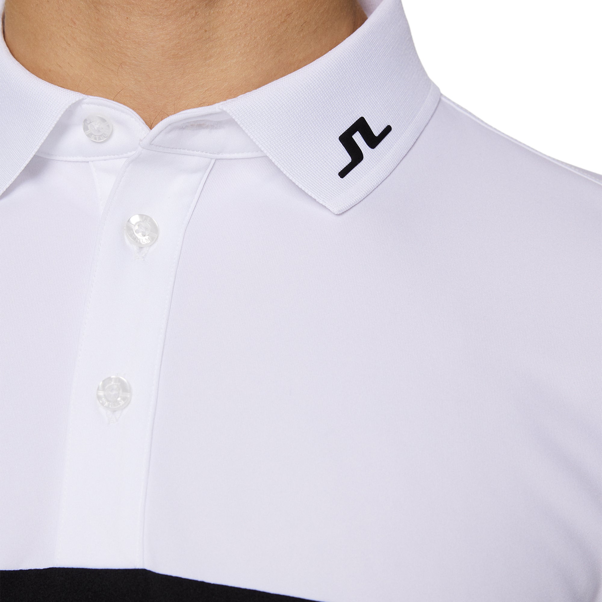 J.Lindeberg Golf Jeff Polo Shirt SS25 White 0000