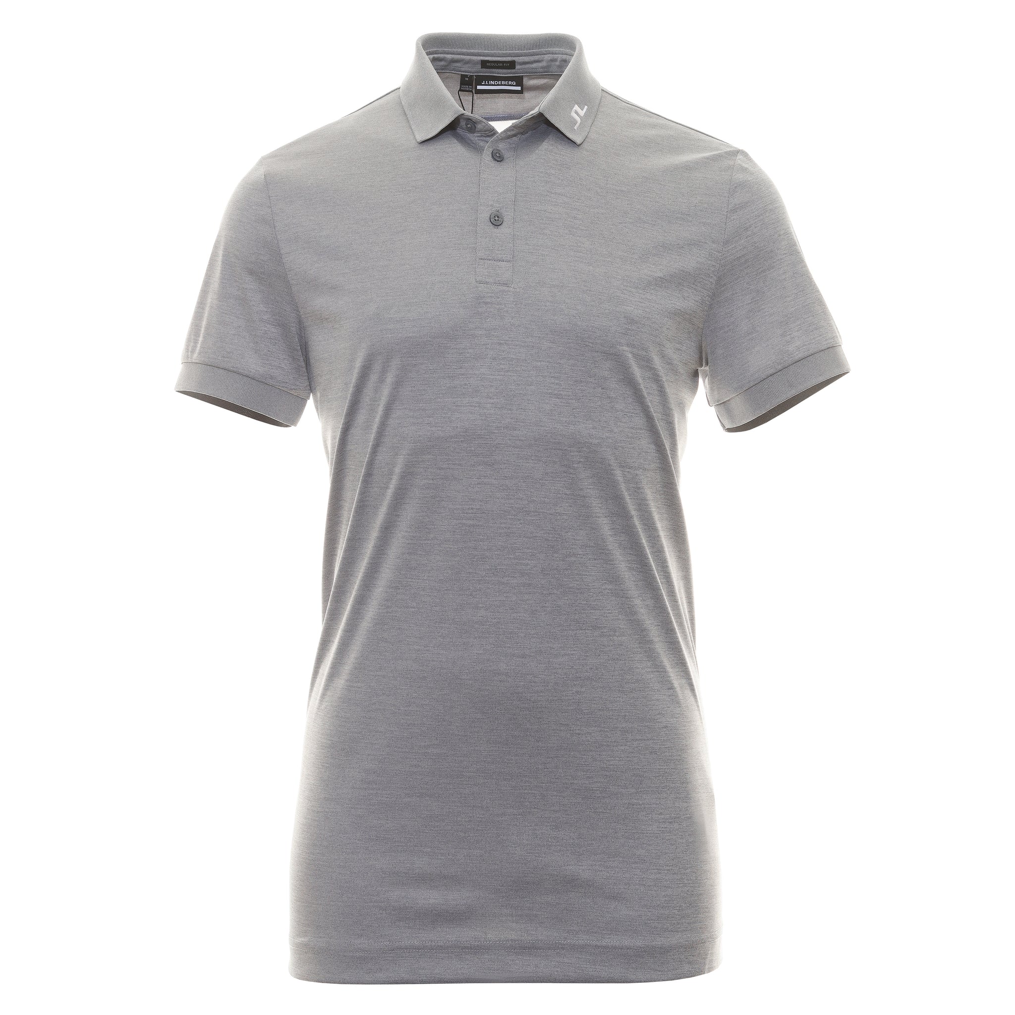 J.Lindeberg Golf KV Polo Shirt GMJT08580 Grey Melange 9363 | Function18