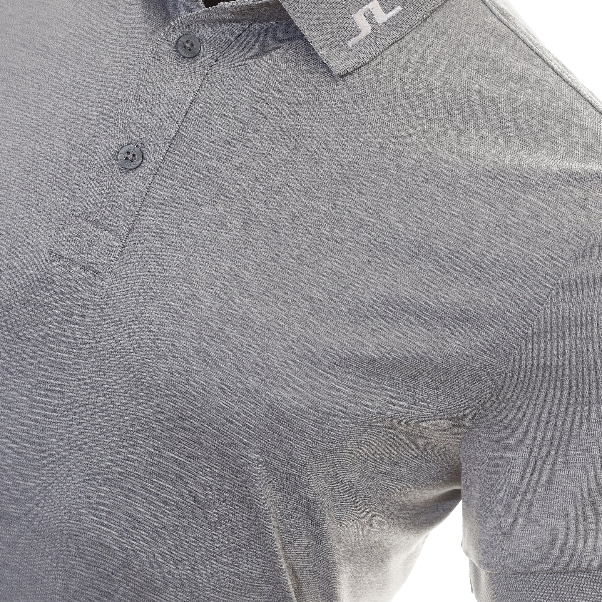 J.Lindeberg Golf KV Polo Shirt GMJT08580 Grey Melange 9363 | Function18 ...