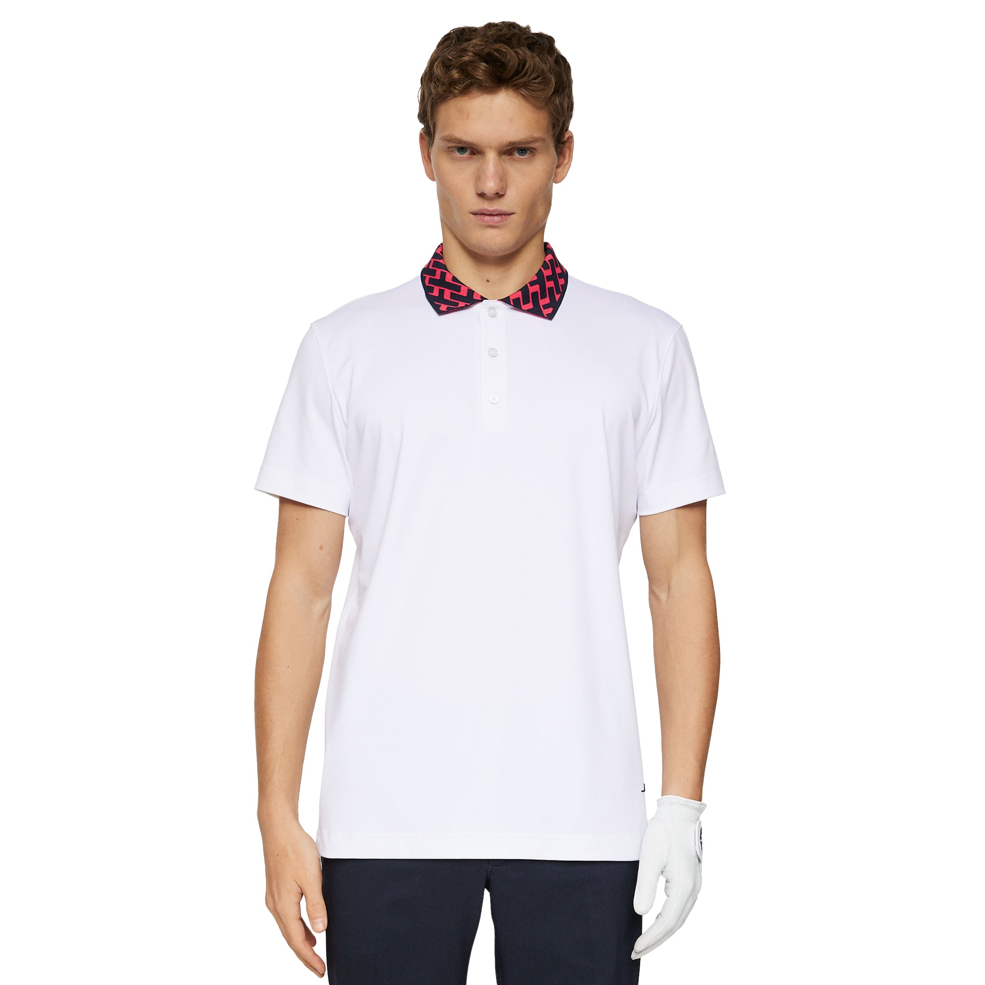 J.Lindeberg Golf Karter Polo Shirt SS25 White 0000