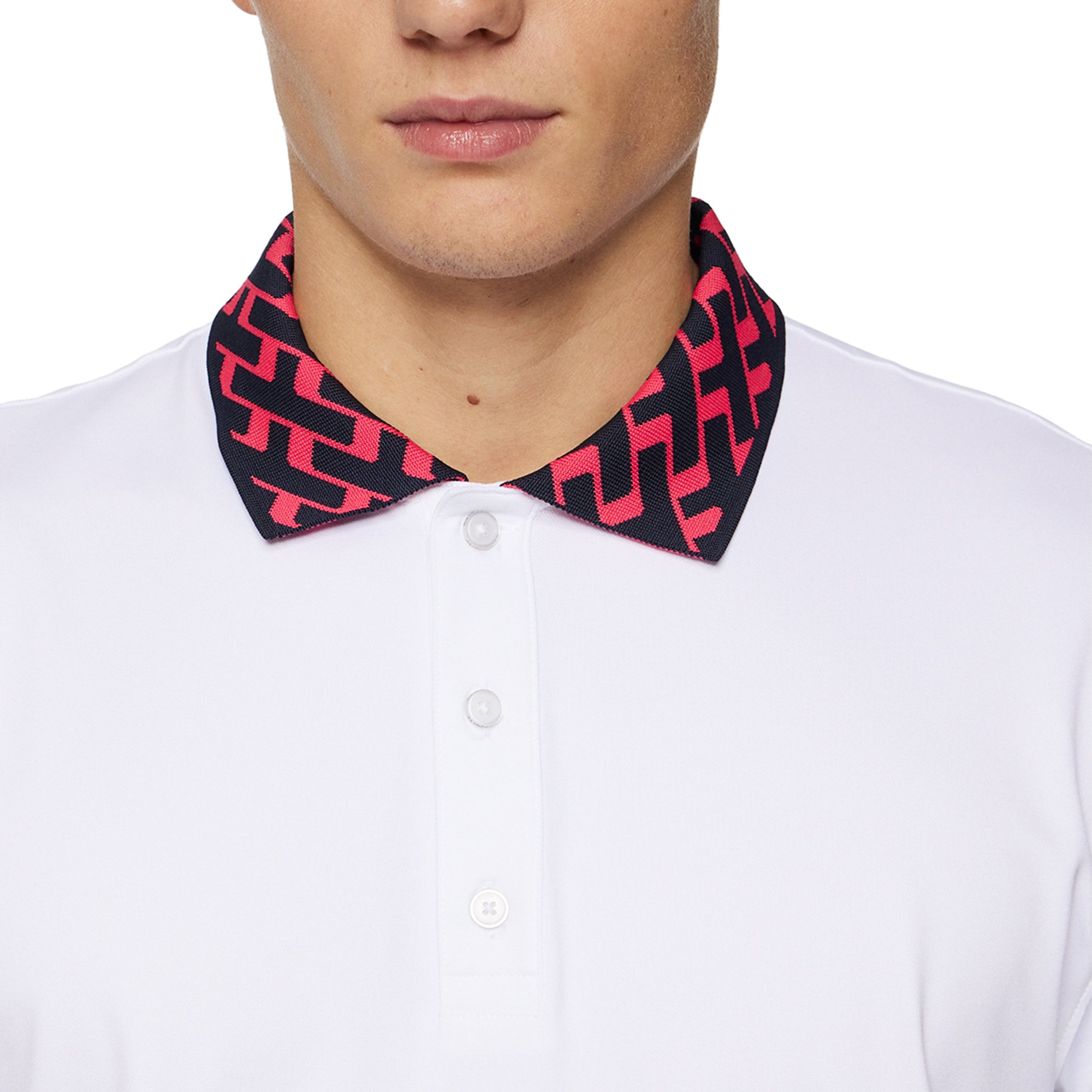 J.Lindeberg Golf Karter Polo Shirt SS25 White 0000