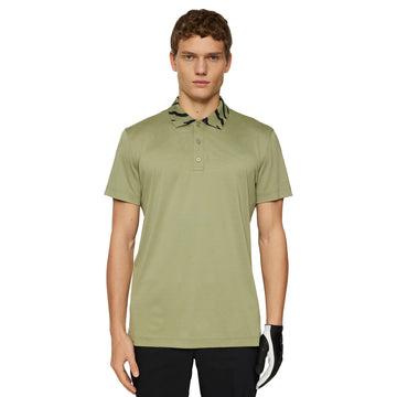 J.Lindeberg Golf Karter Polo Shirt SS25 Oil Green M311