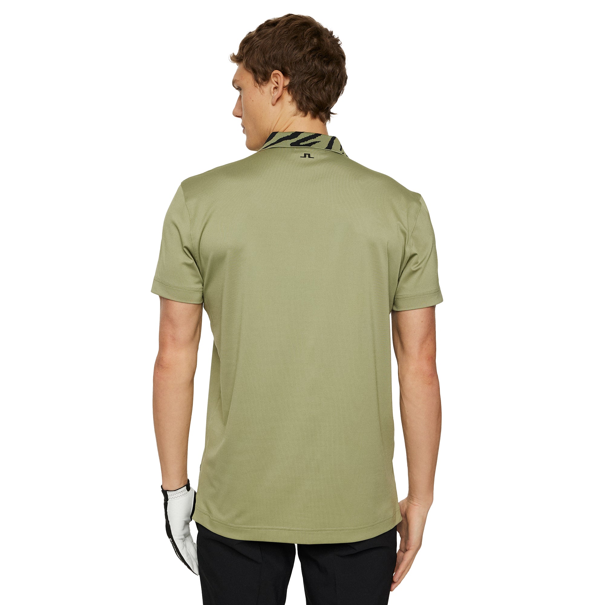 J.Lindeberg Golf Karter Polo Shirt SS25 Oil Green M311