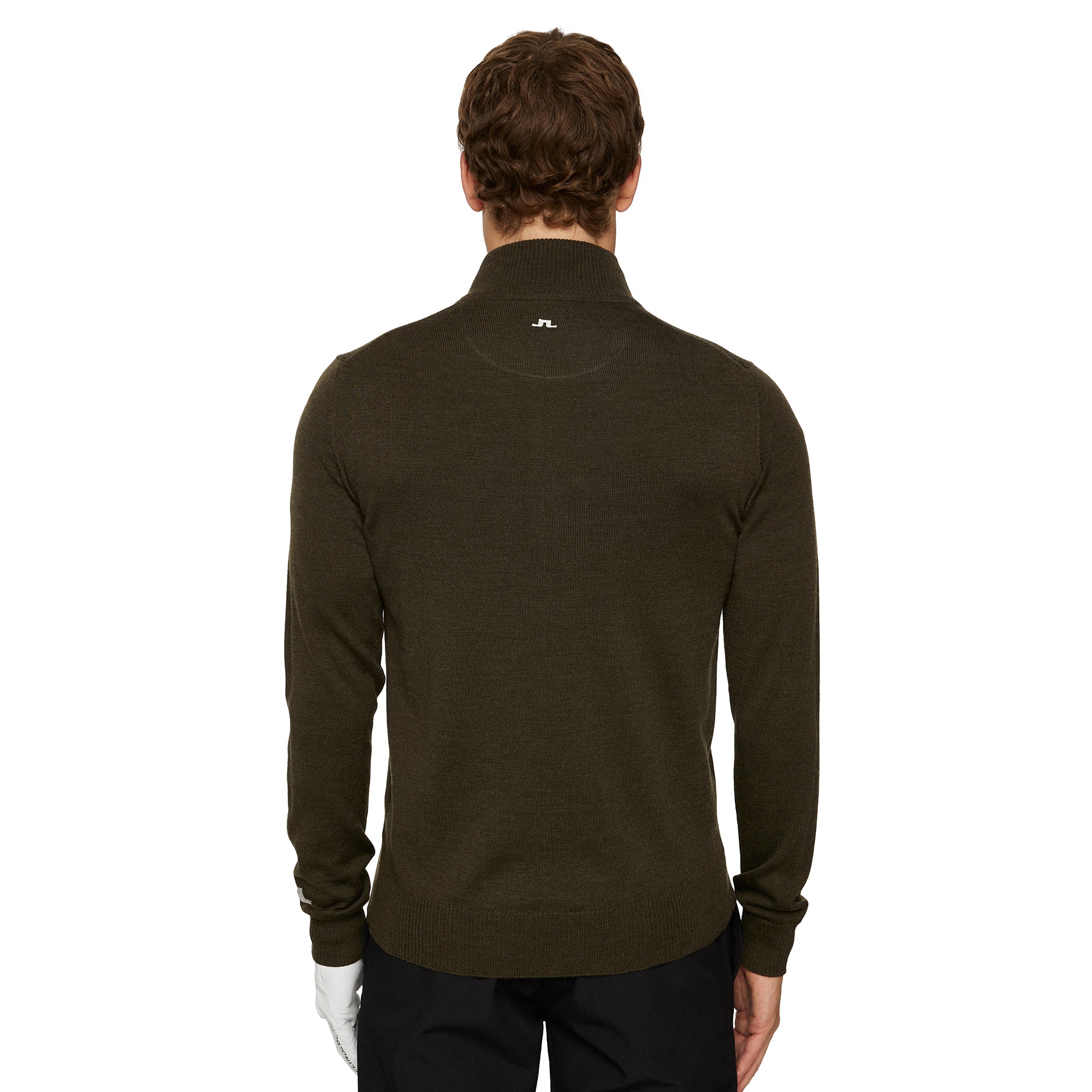 J.Lindeberg Golf Kian Knitted Zip Neck Sweater FW25