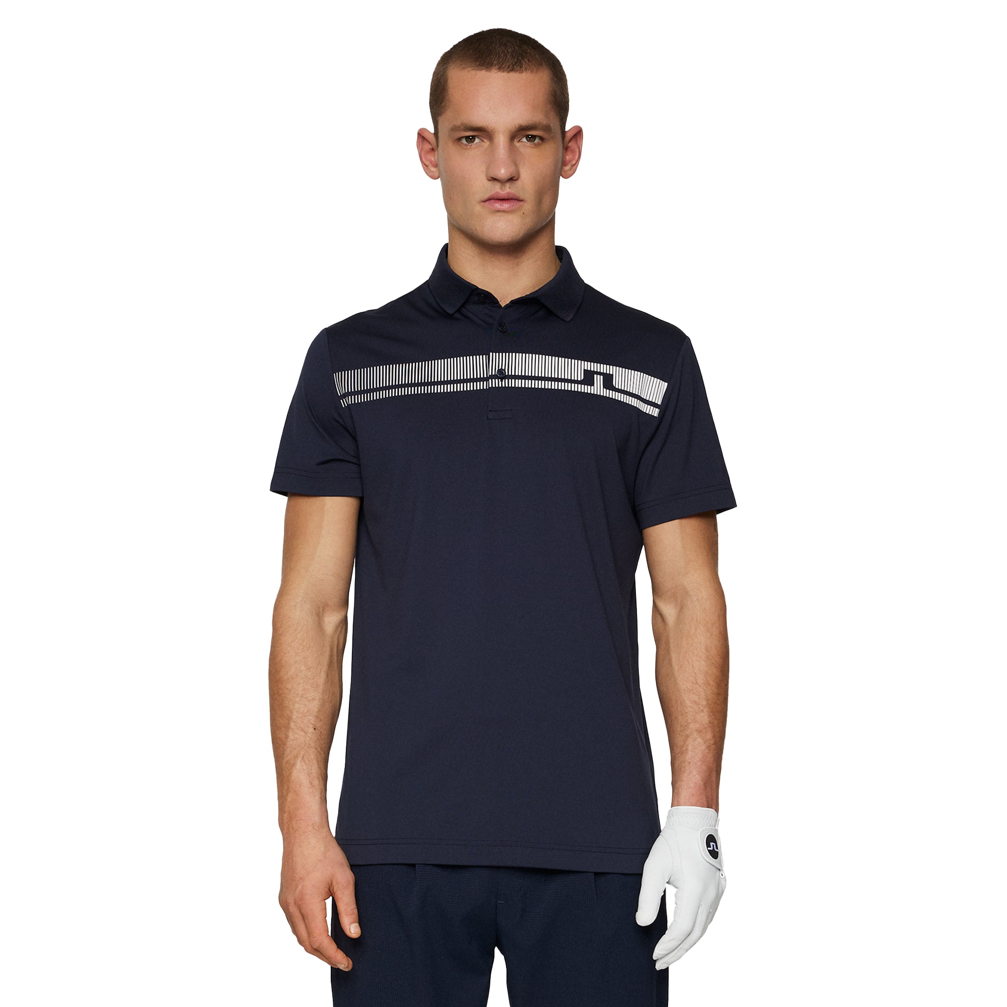 J.Lindeberg Golf Klas Polo Shirt SS25 JL Navy 6855