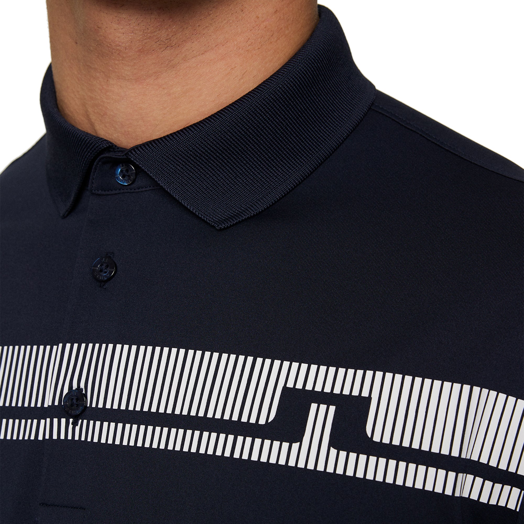 J.Lindeberg Golf Klas Polo Shirt SS25 JL Navy 6855