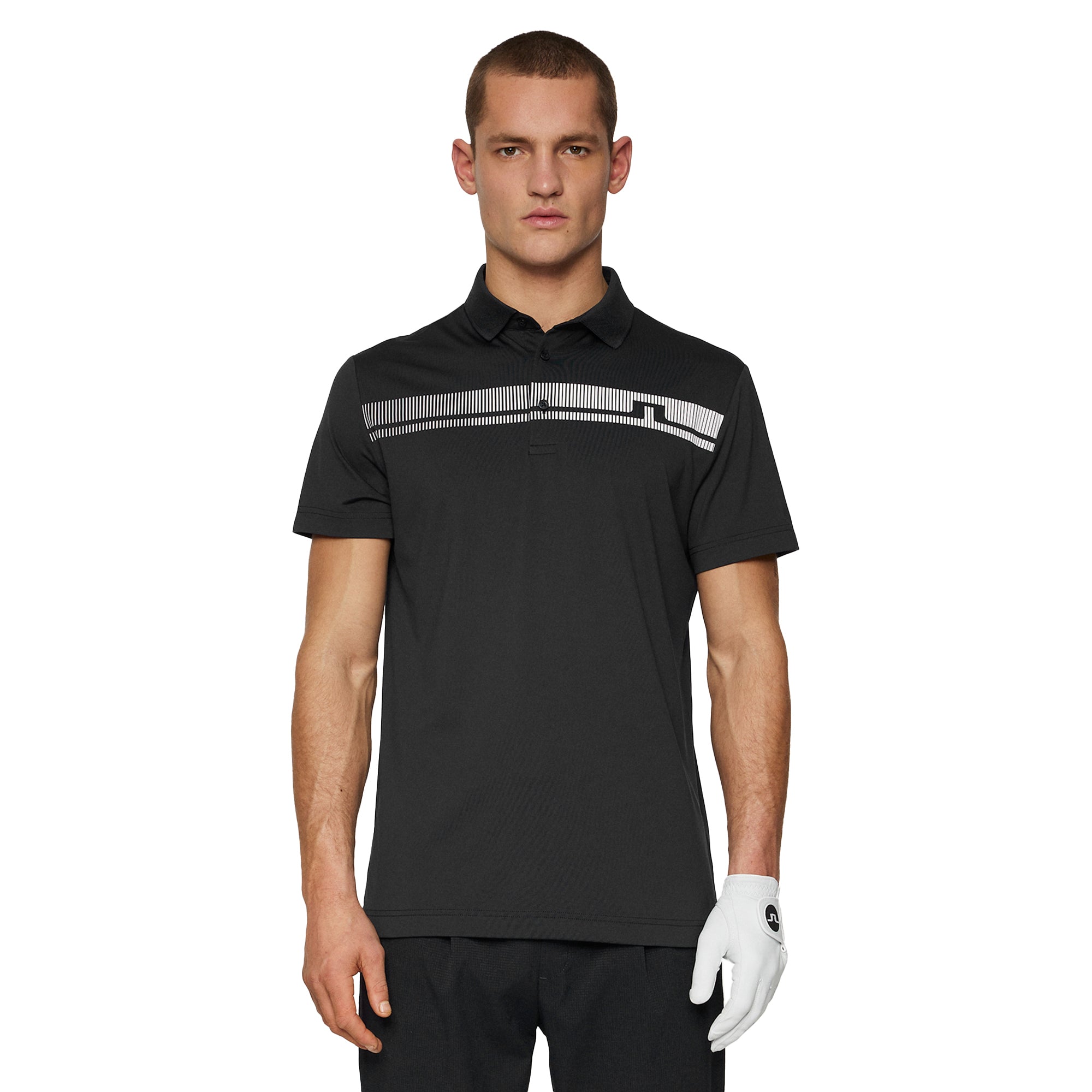 J.Lindeberg Golf Klas Polo Shirt SS25 Black 9999