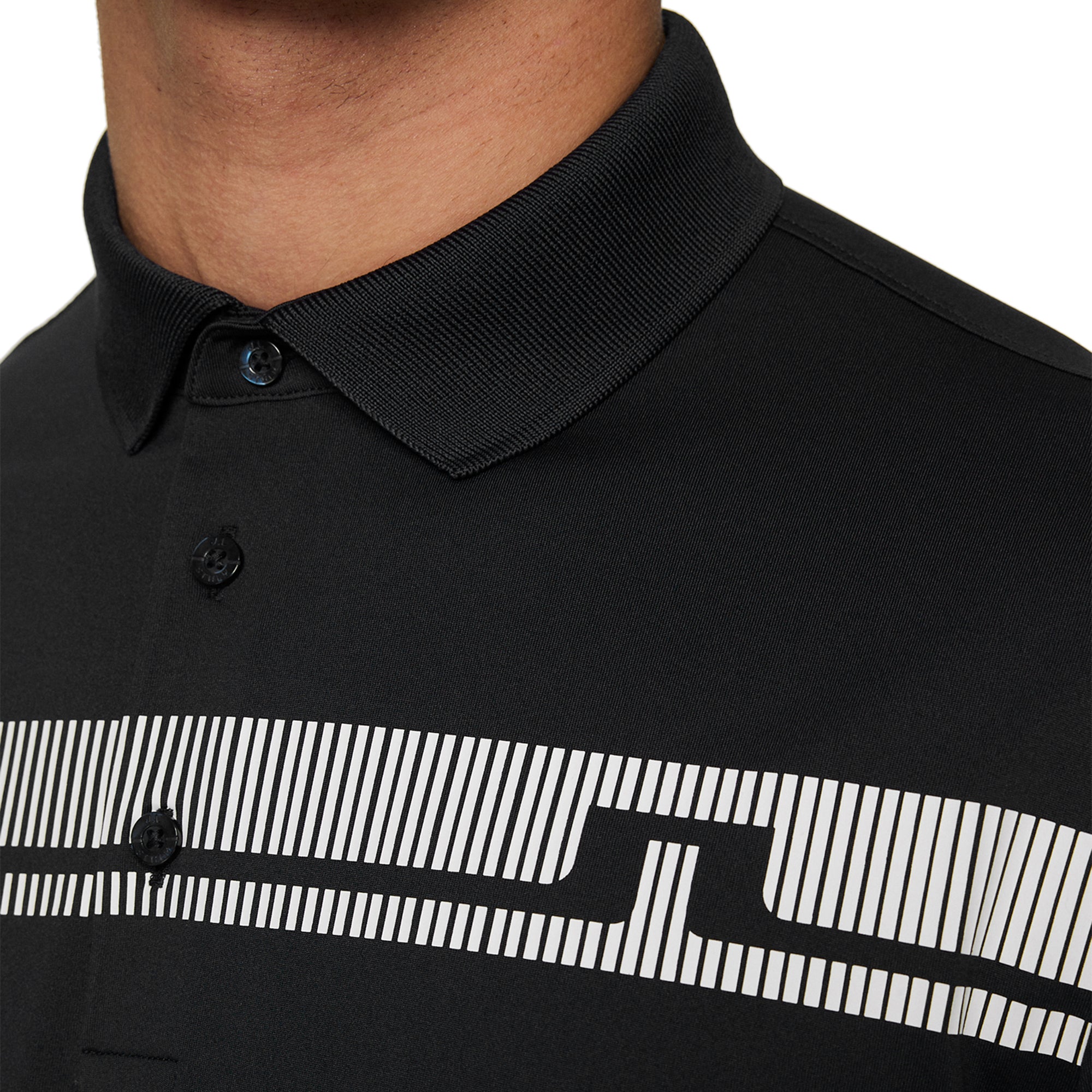 J.Lindeberg Golf Klas Polo Shirt SS25 Black 9999