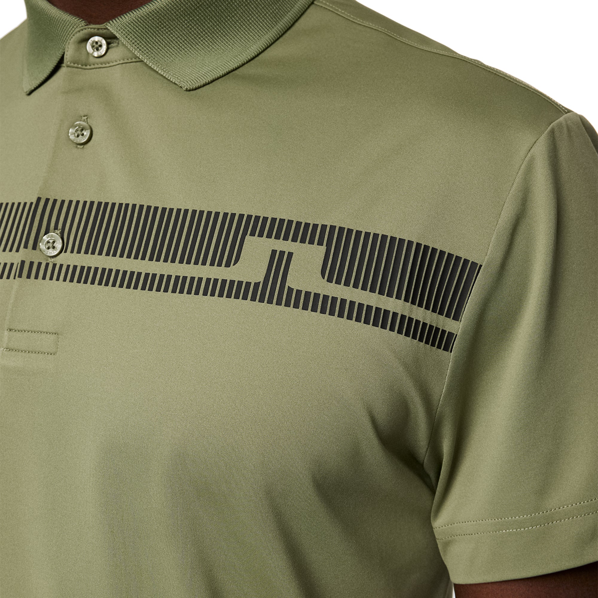 J.Lindeberg Golf Klas Polo Shirt SS25 Oil Green M311
