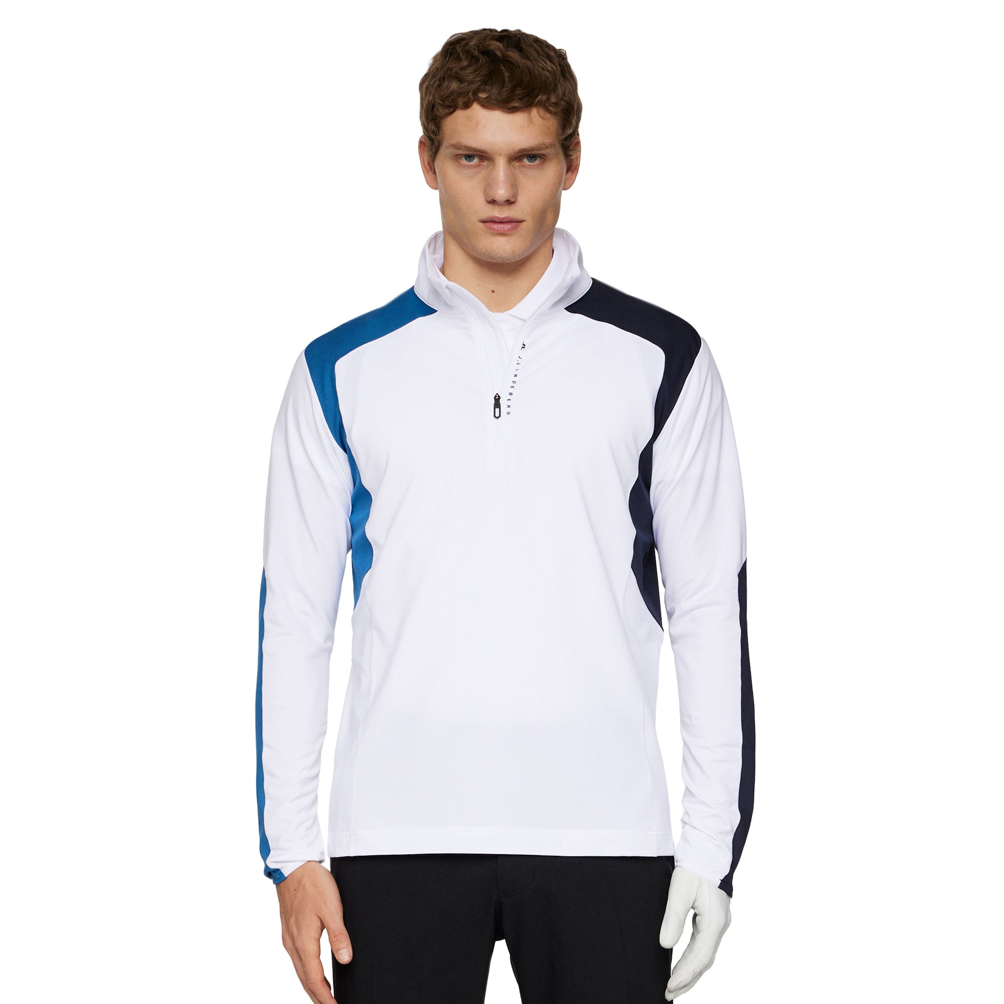 J.Lindeberg Golf Leander 1/4 Zip Mid Layer SH25