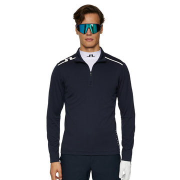 J.Lindeberg Golf Leon Mid Layer SS25 JL Navy 6855