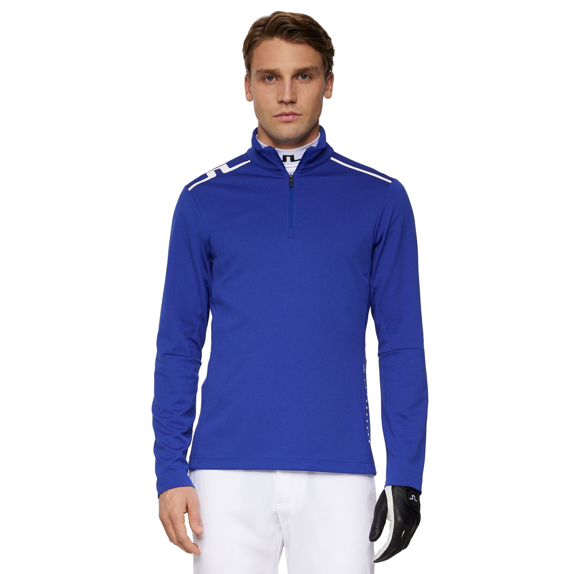 J.Lindeberg Golf Leon Mid Layer SS25 Clematis Blue O356