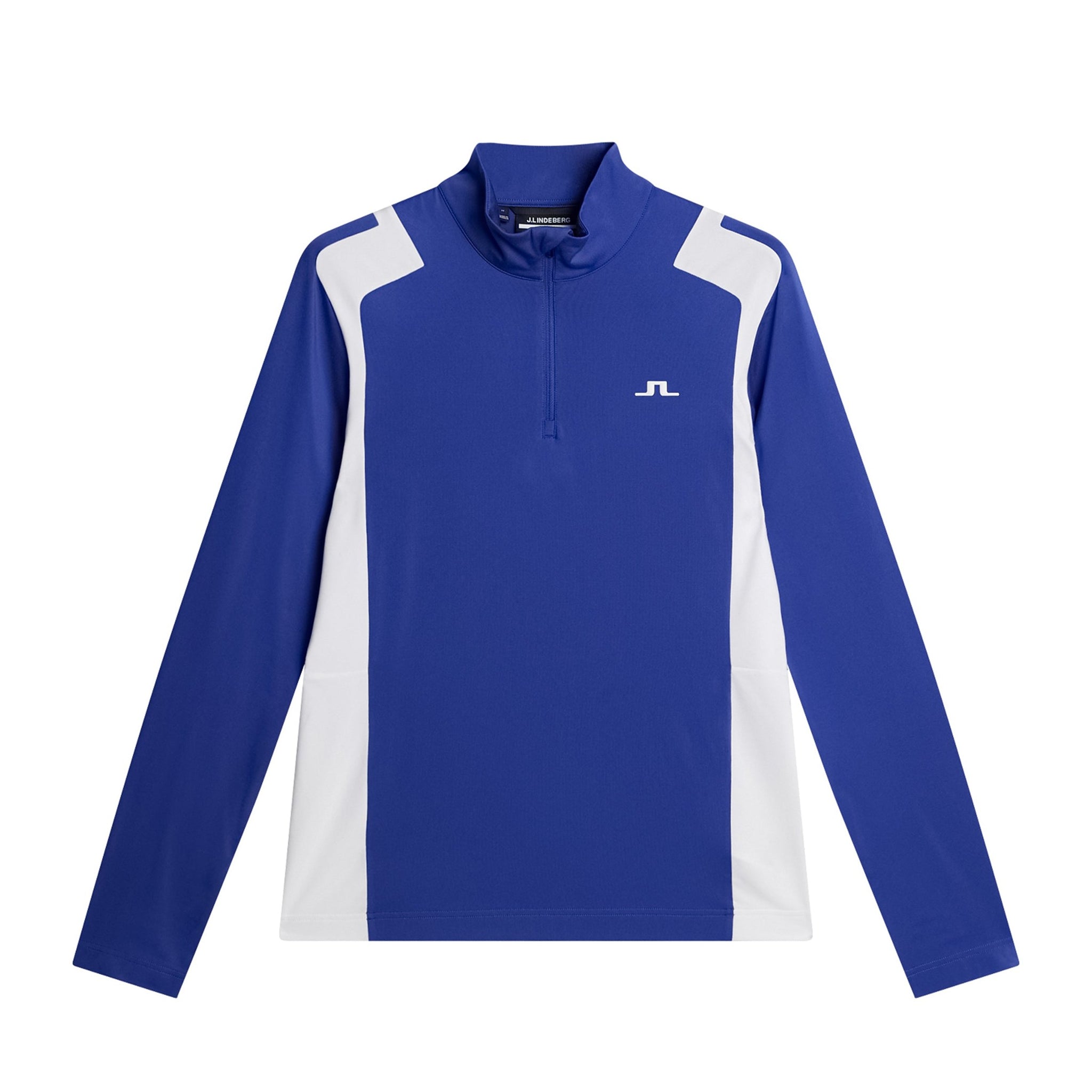 J.Lindeberg Golf Lukas Zip Mid Layer SS25 Clematis Blue O356