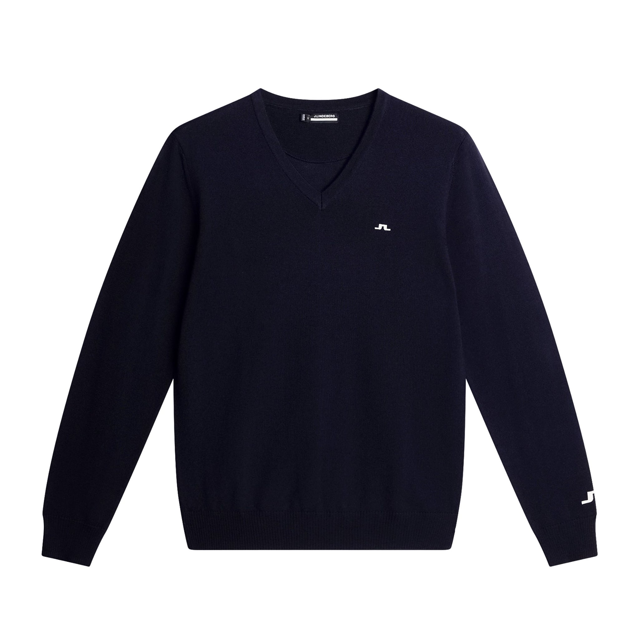 J.Lindeberg Golf Lymann Knitted Sweater SS25 JL Navy 6855