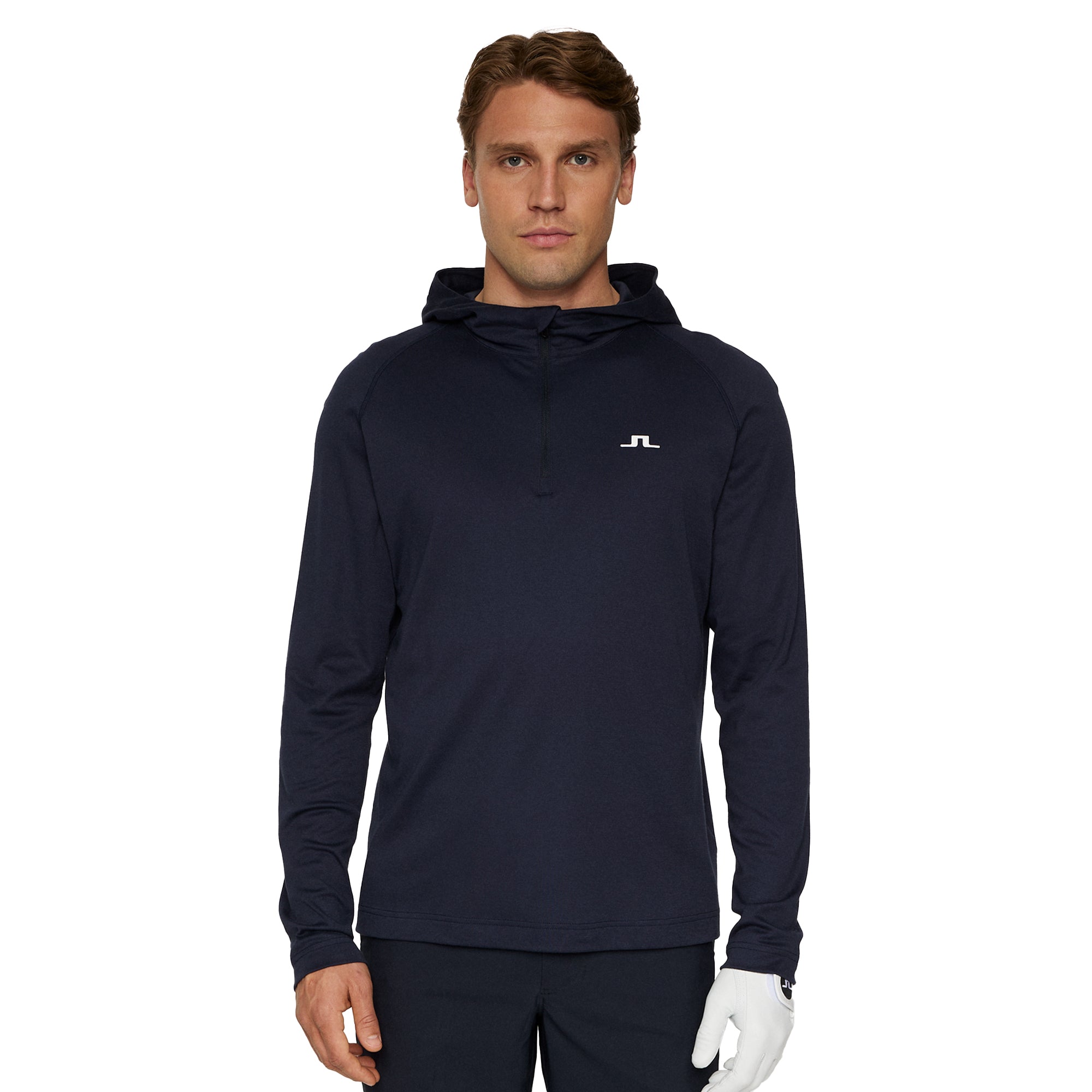 J.Lindeberg Golf Mario 1/4 Zip Hoodie SH25