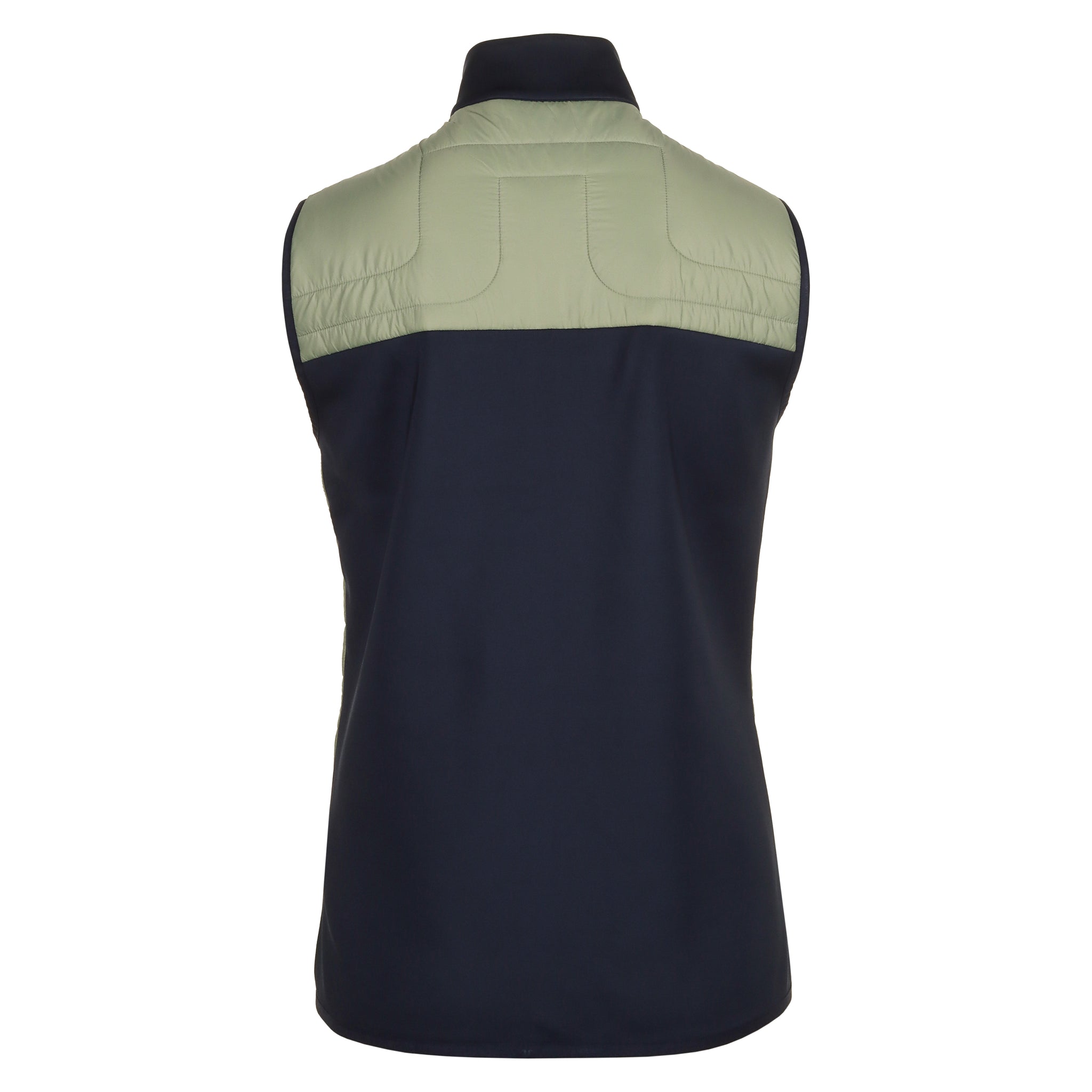 J.Lindeberg Golf Martino Quilt Hybrid Vest SS24 Oil Green M311