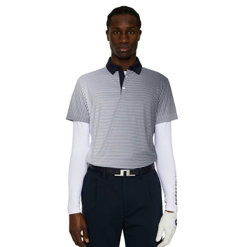J.Lindeberg Golf Marvin Stripe Polo Shirt FW25