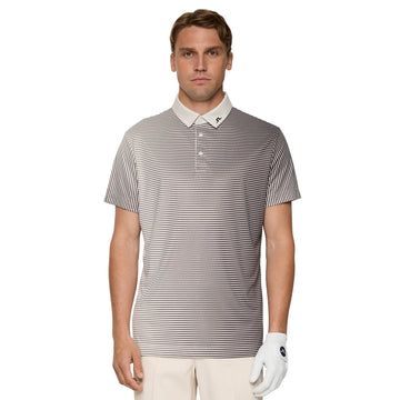 J.Lindeberg Golf Marvin Stripe Polo Shirt FW25