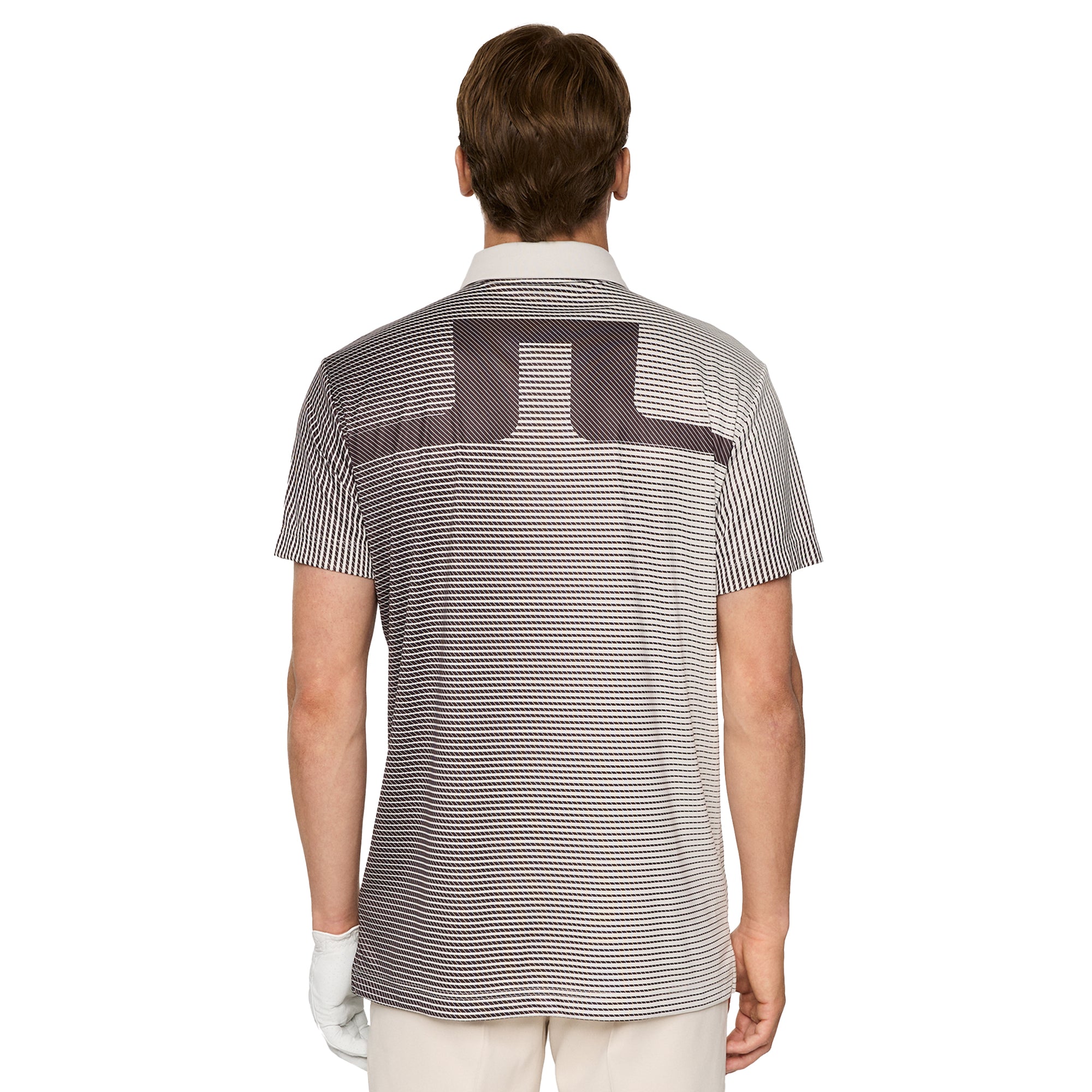 J.Lindeberg Golf Marvin Stripe Polo Shirt FW25