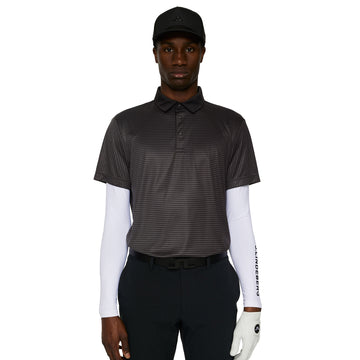 J.Lindeberg Golf Marvin Stripe Polo Shirt FW25