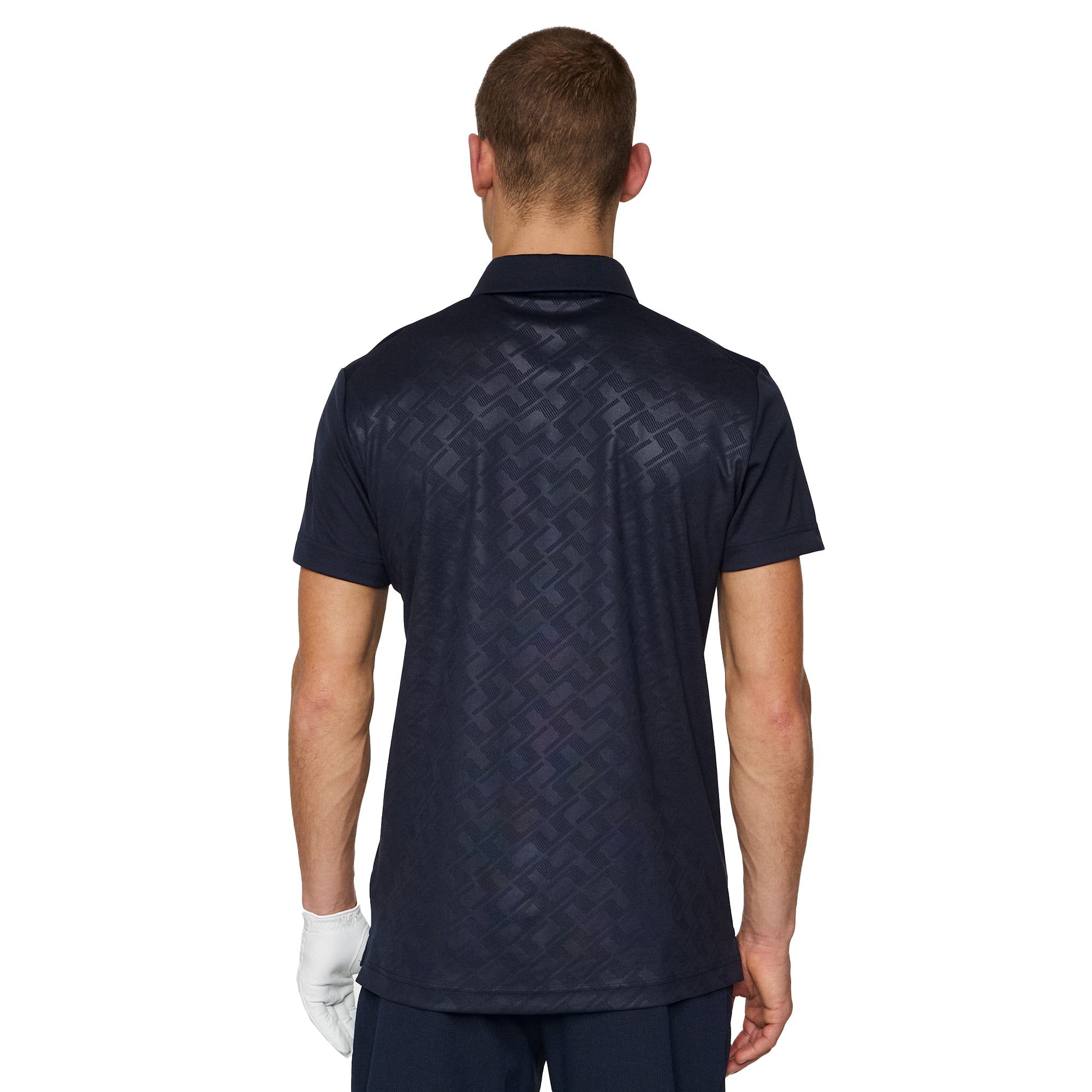 J.Lindeberg Golf Peat Polo Shirt SS25 JL Navy 6855