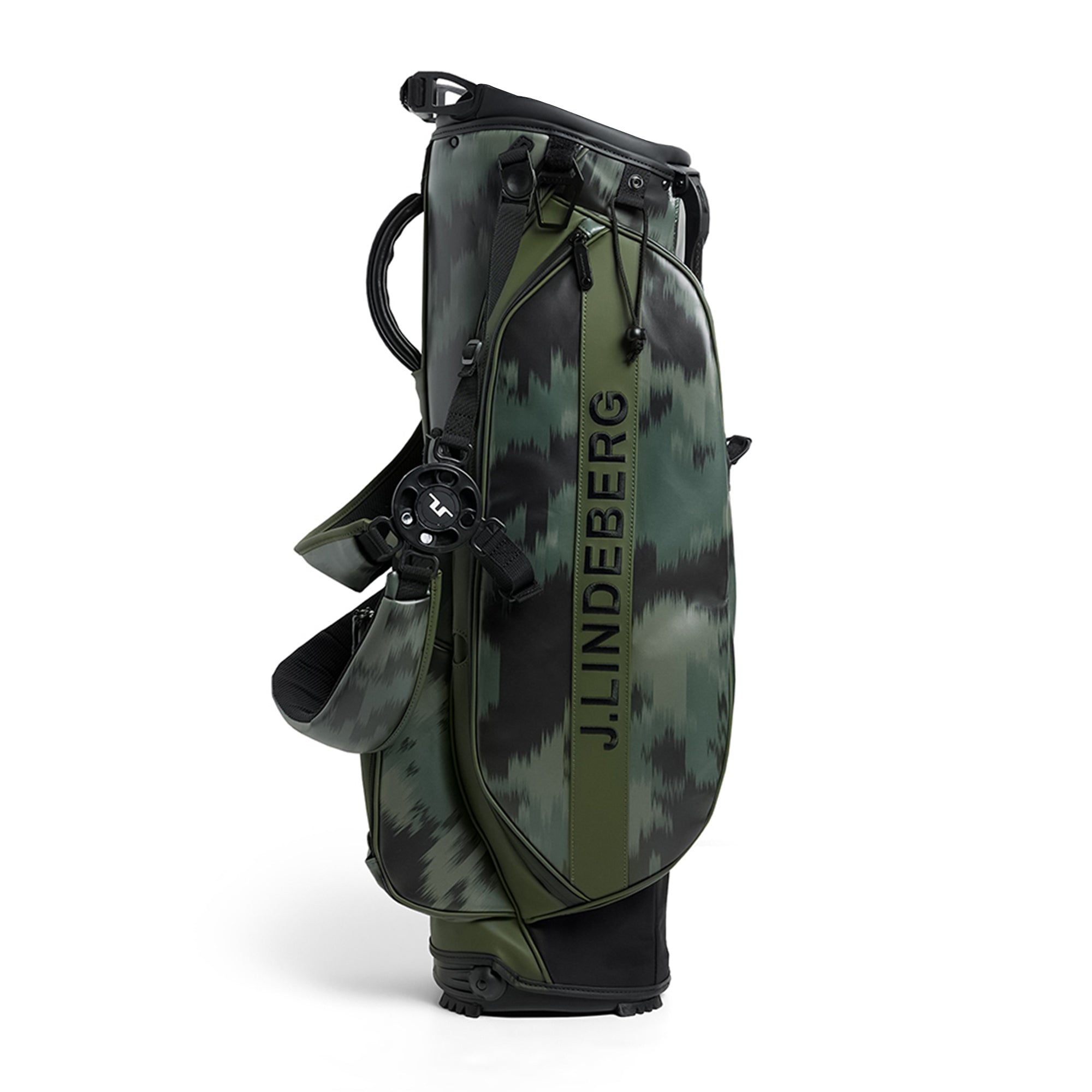 J.Lindeberg Golf Play Stand Bag FW25 - Warp Forest M538