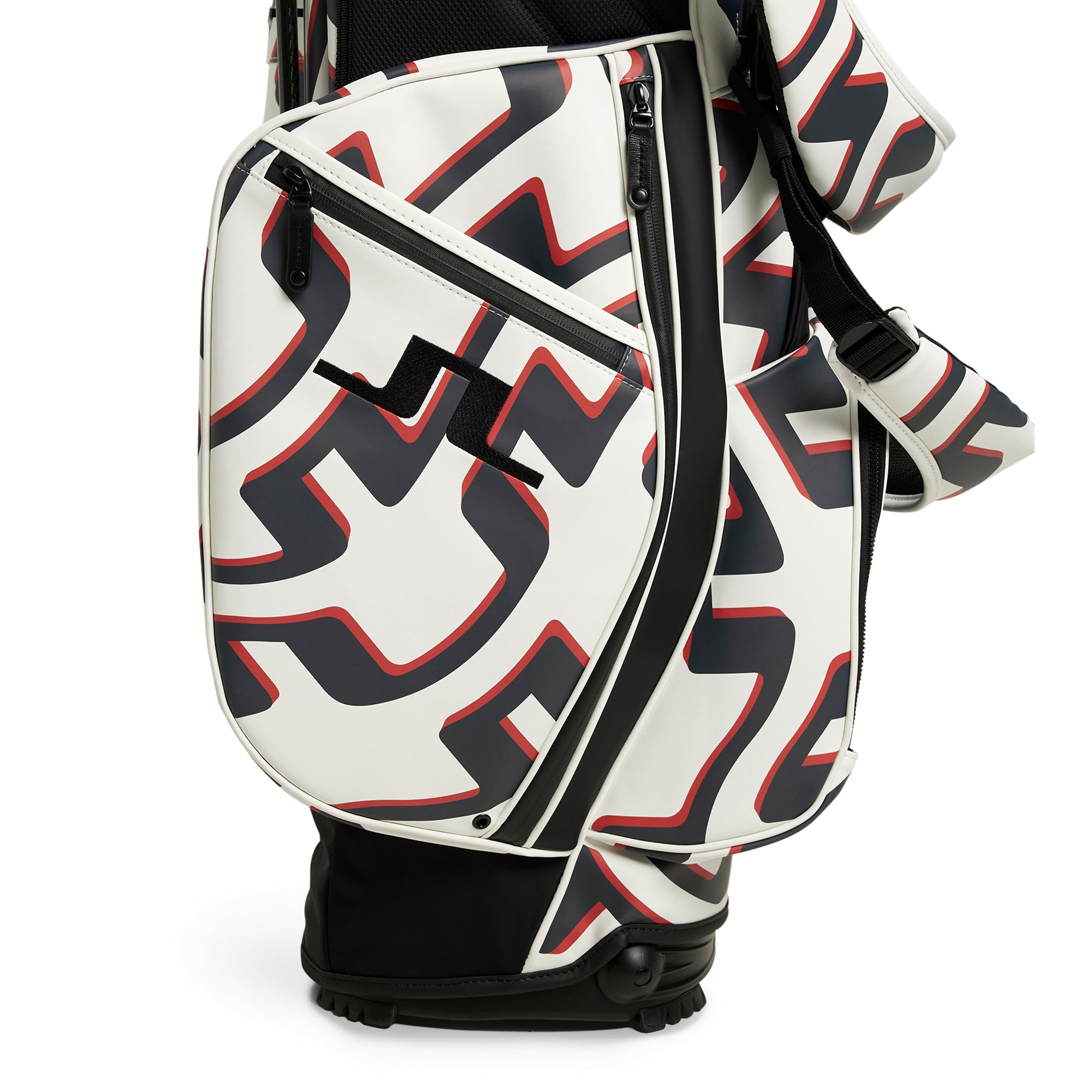 J.Lindeberg Golf Play Stand Bag GMAC09137 Bridge Wave White A038