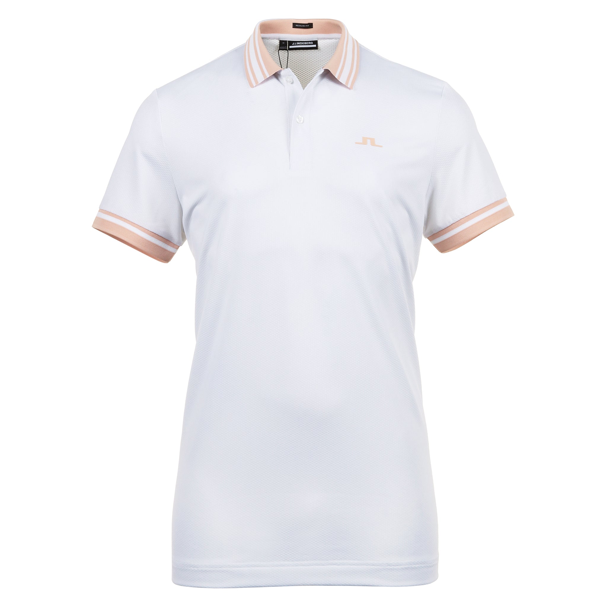 J.Lindeberg Golf Reeve Polo Shirt GMJT10039 White 0000 | Function18 ...