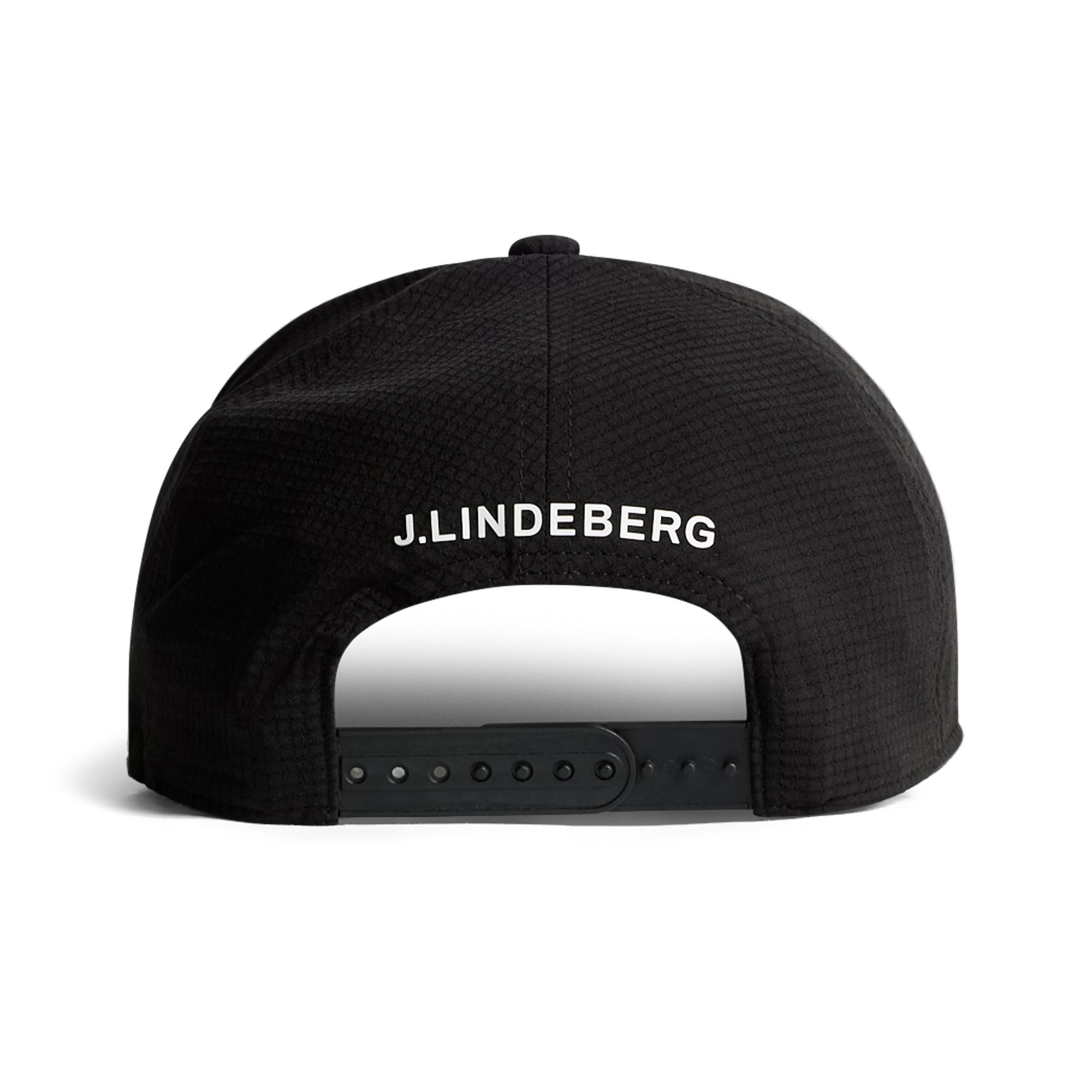 18 Split Cap J.Lindeberg Golf Split Cap FW25 - Black 9999 - GMAC13689-9999 - Function18