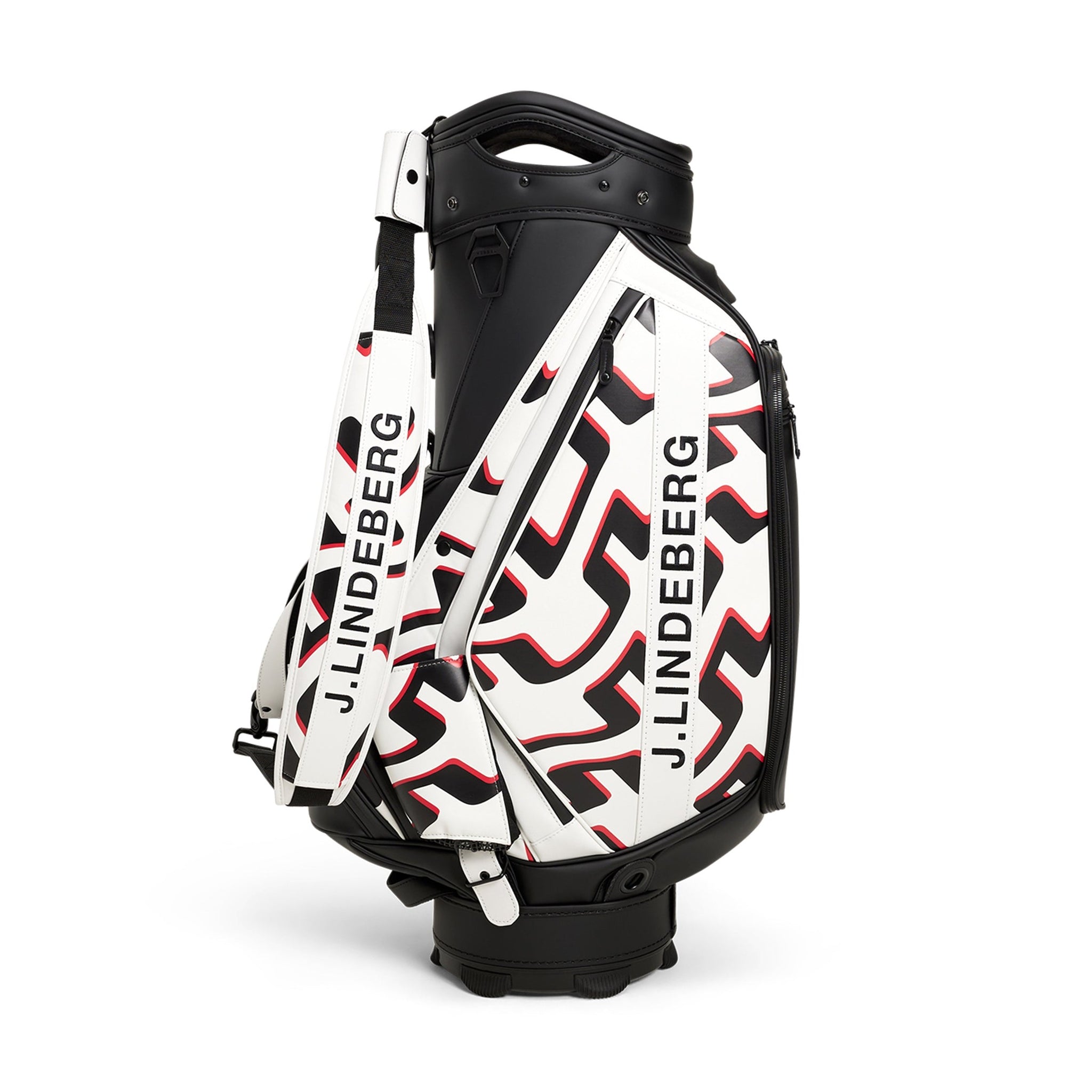 J.Lindeberg Golf Staff Bag GMAC09139 Bridge Wave White A038