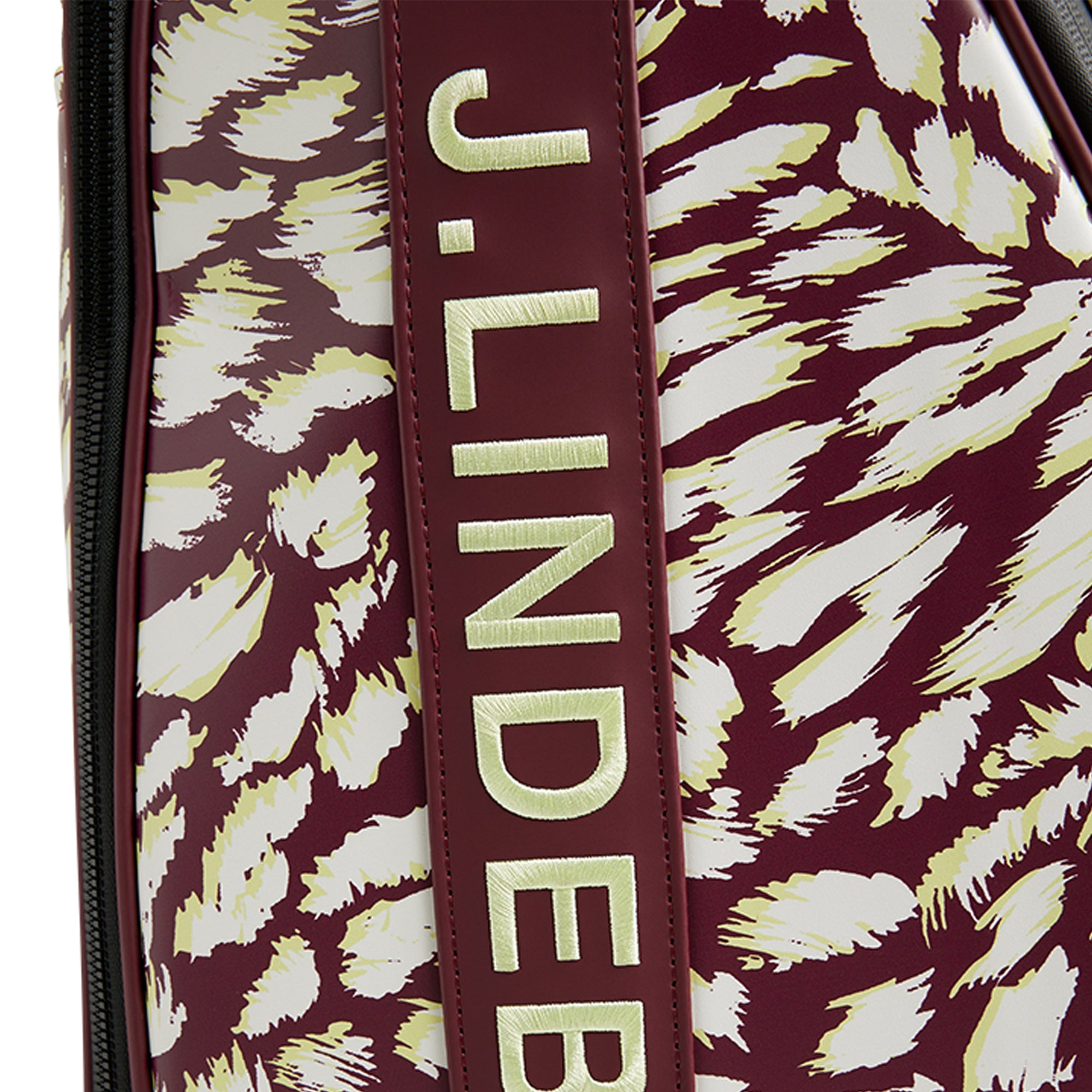 J.Lindeberg Golf Staff Bag FW24 - Glitch Leo Lime K110