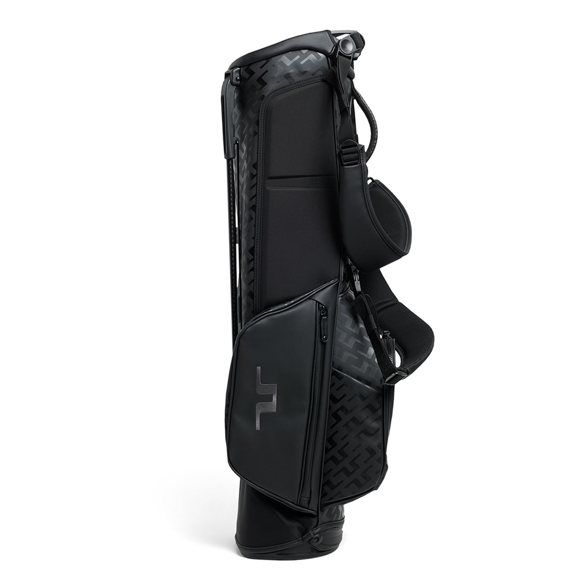 J.Lindeberg Golf Sunday Stand Bag SS25 Geo Jacquard Black W096