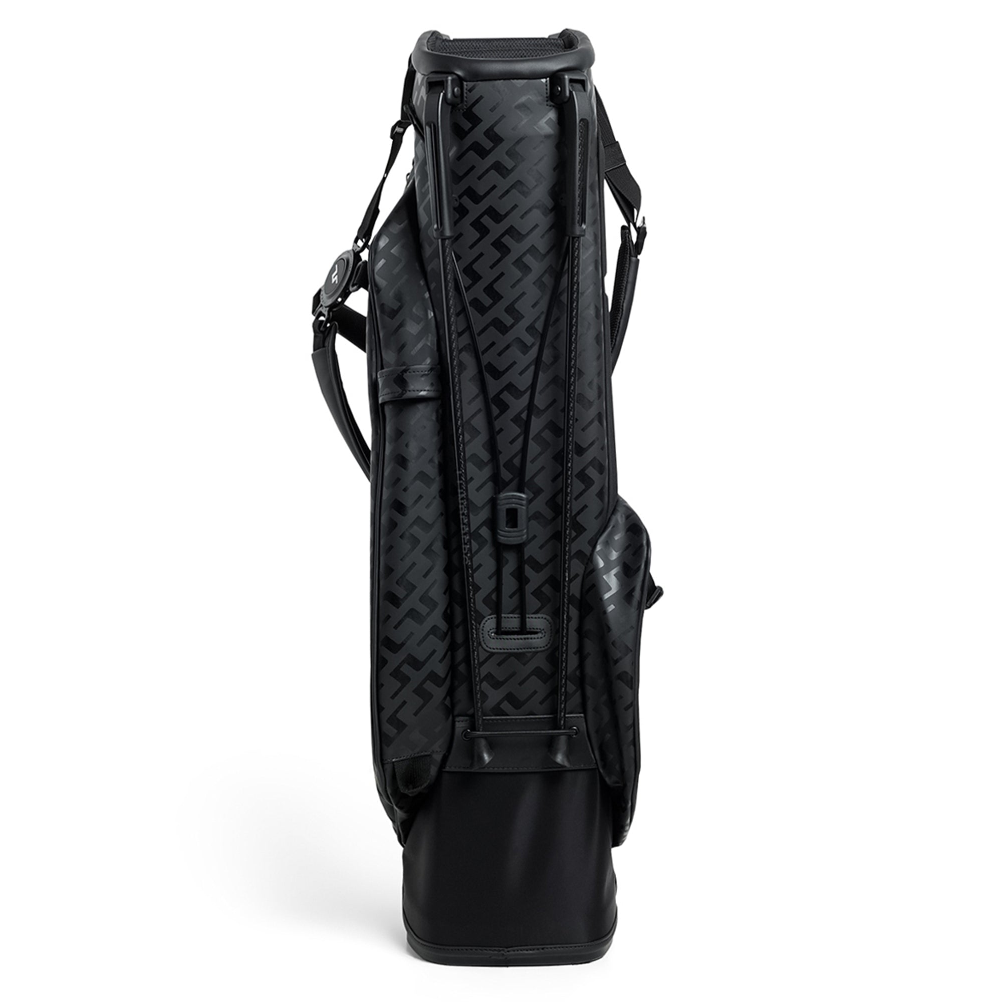 J.Lindeberg Golf Sunday Stand Bag SS25 Geo Jacquard Black W096
