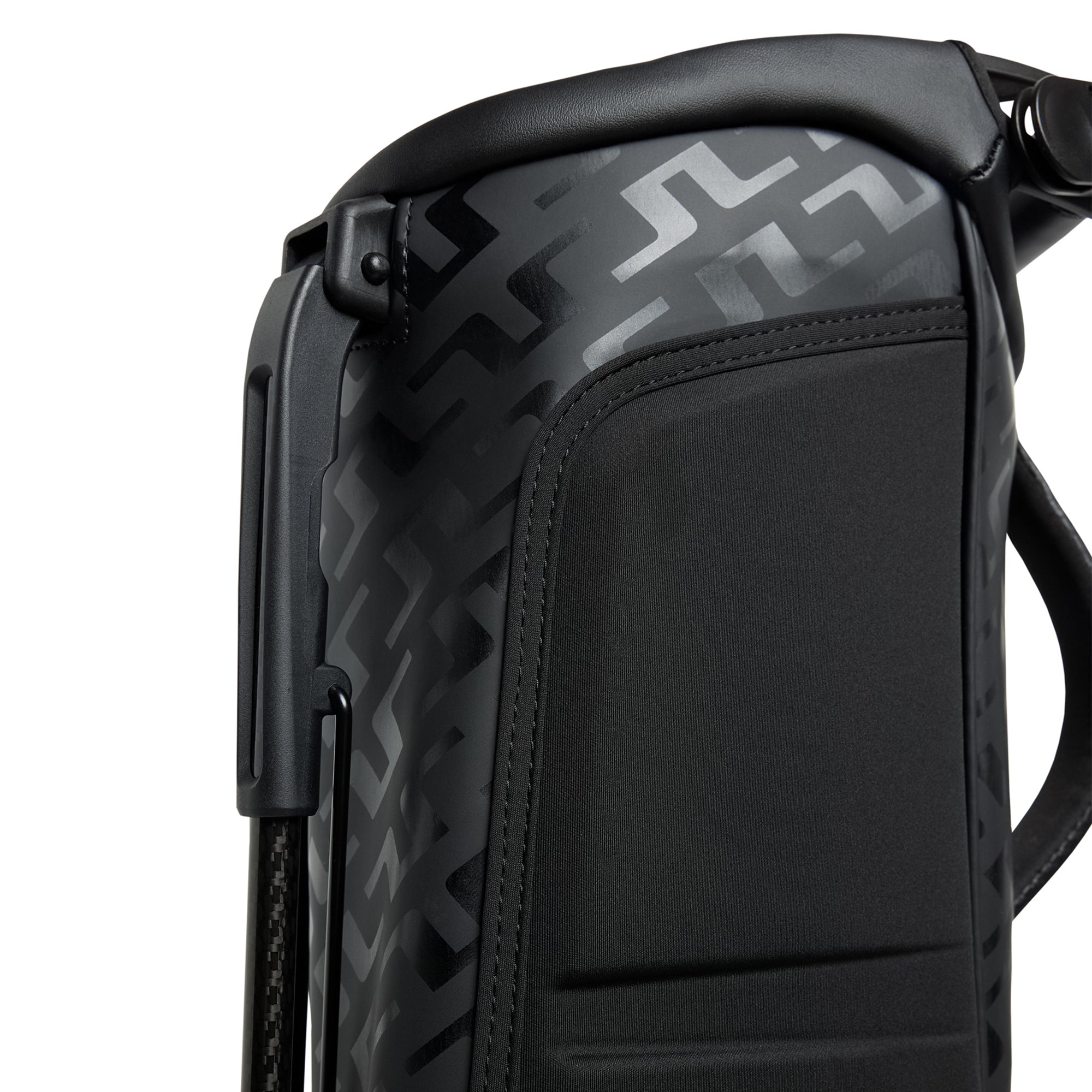J.Lindeberg Golf Sunday Stand Bag SS25 Geo Jacquard Black W096