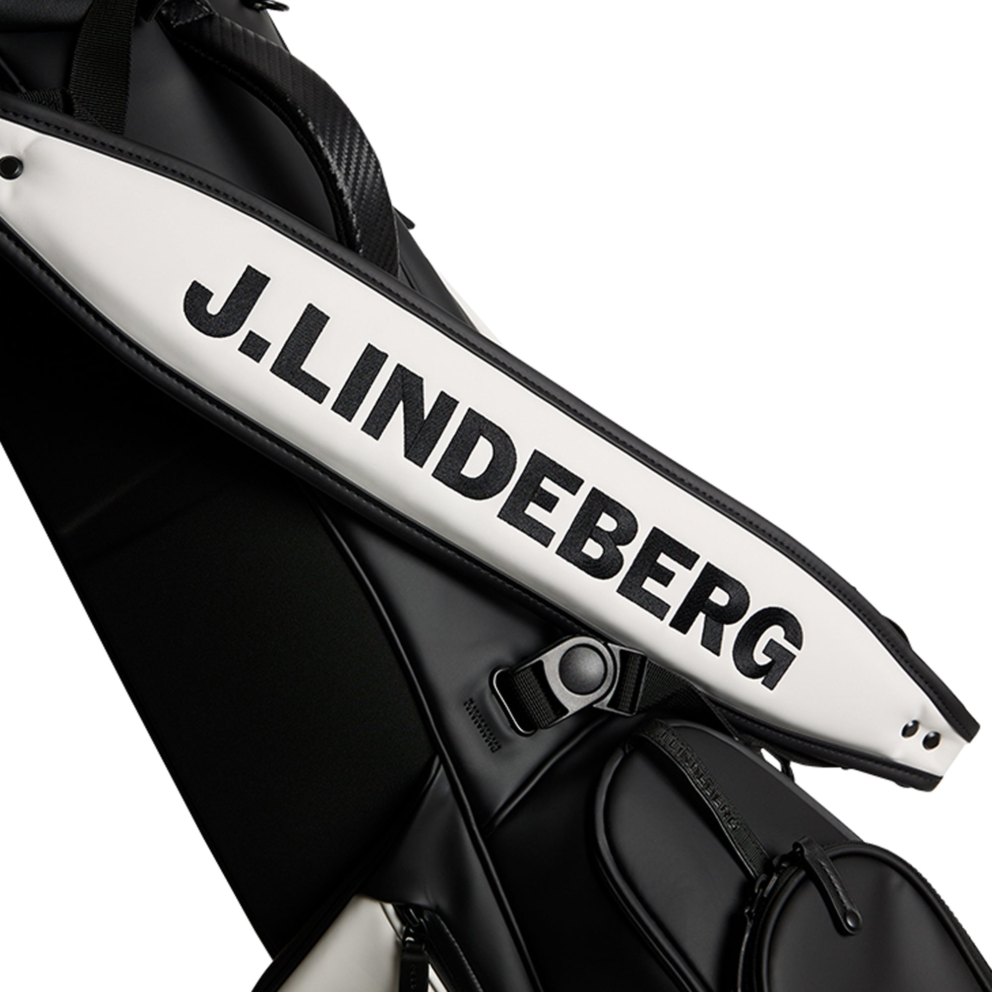 ジグザグ14P2オン（ラディカル）新品未使用 J.Lindeberg Golf Sunday Stand Bag SS25 - Black 9999 - GUAC14619