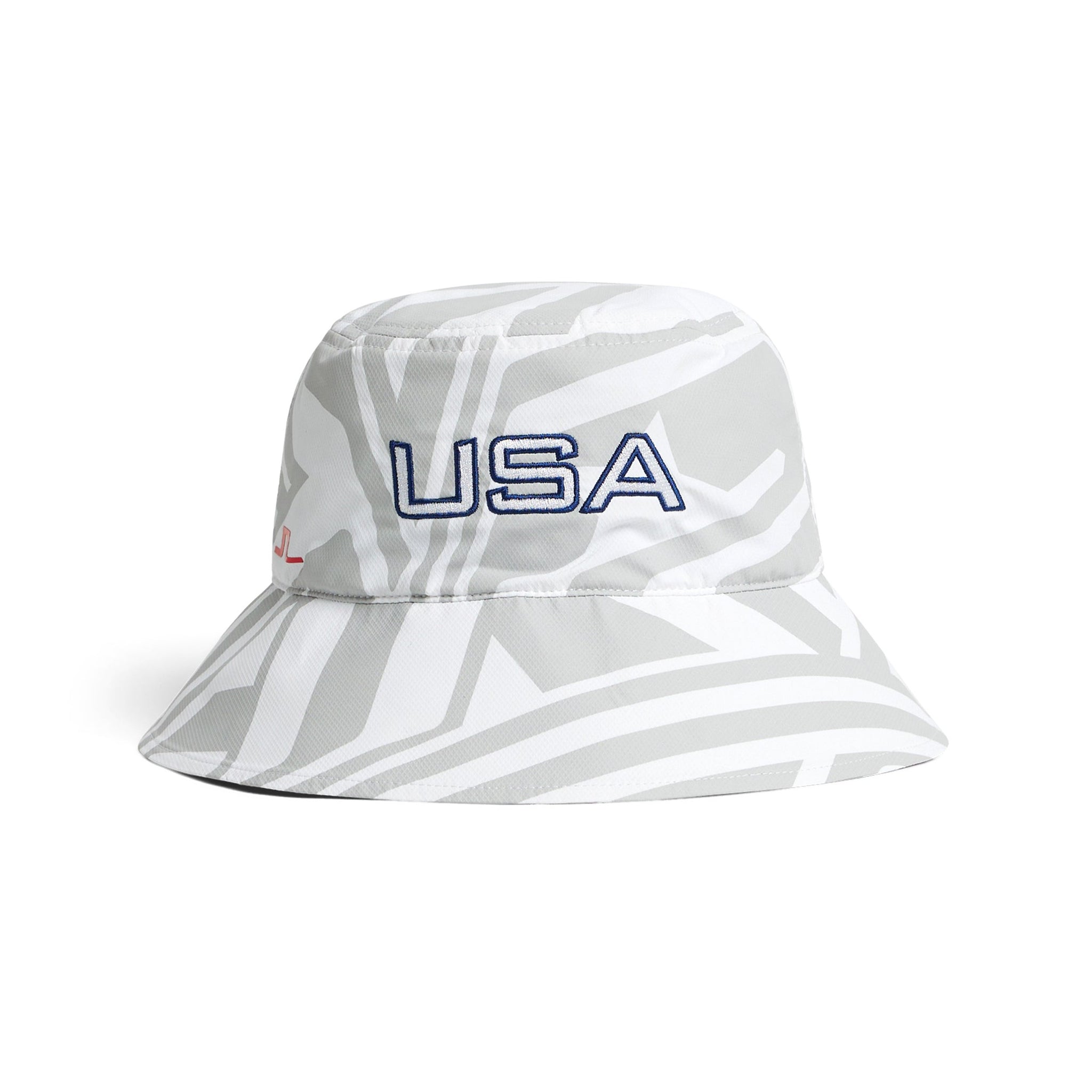 J.Lindeberg Golf x USA The Tour Olympic Bucket Hat US Golf White A051