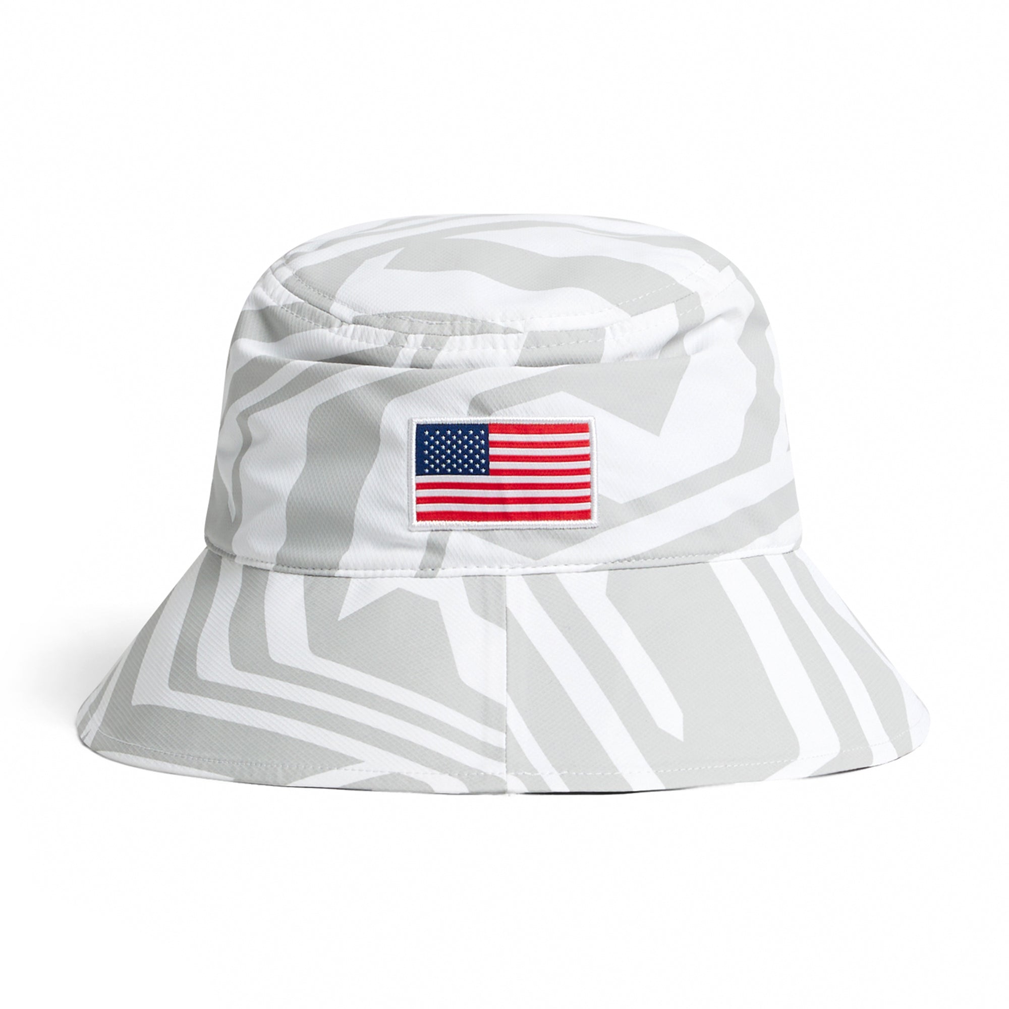 J.Lindeberg Golf x USA The Tour Olympic Bucket Hat US Golf White A051