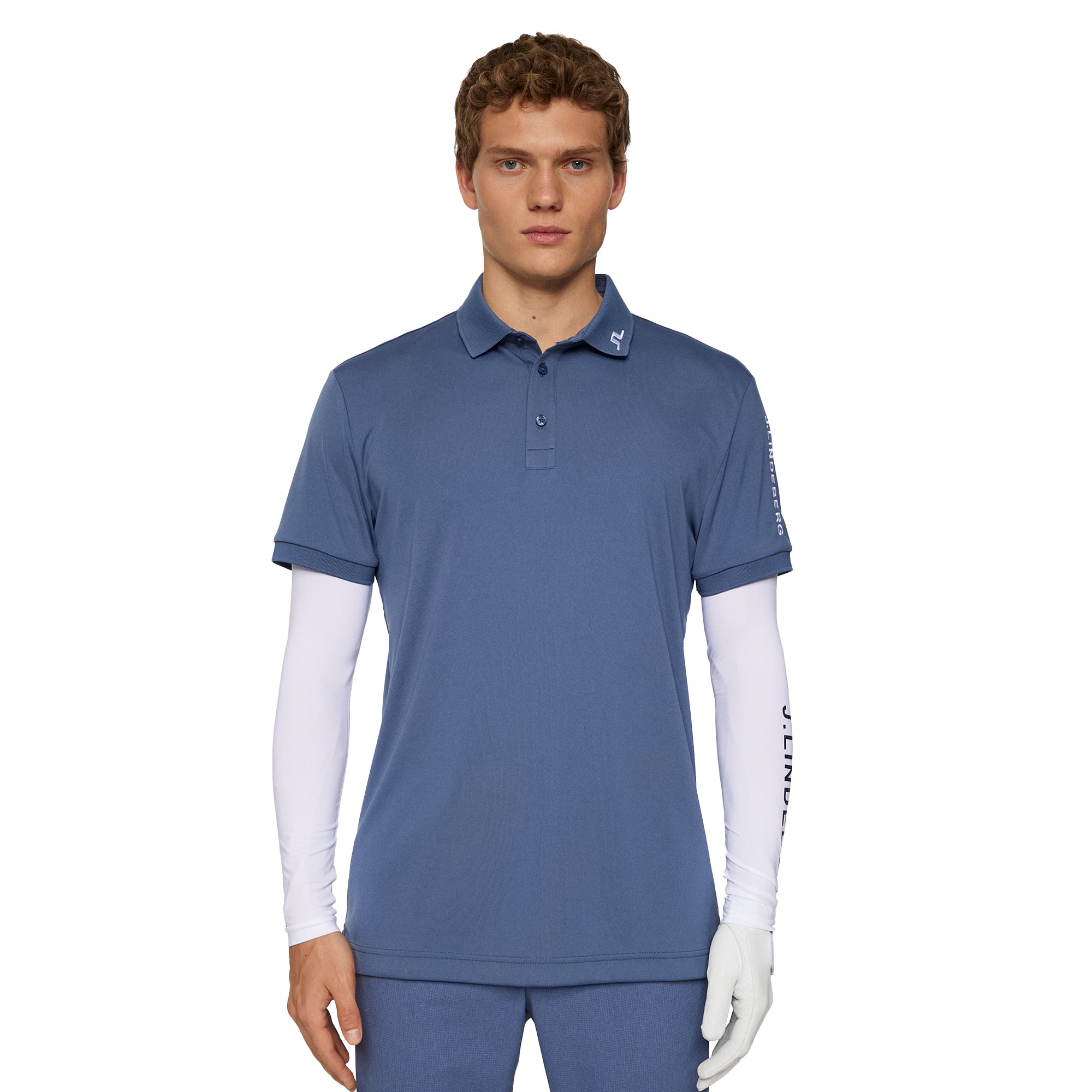 V12 golf Men's Polo Shirts 美品 J Lindeberg x Glenmuir Viktor Golf Polo Shirt