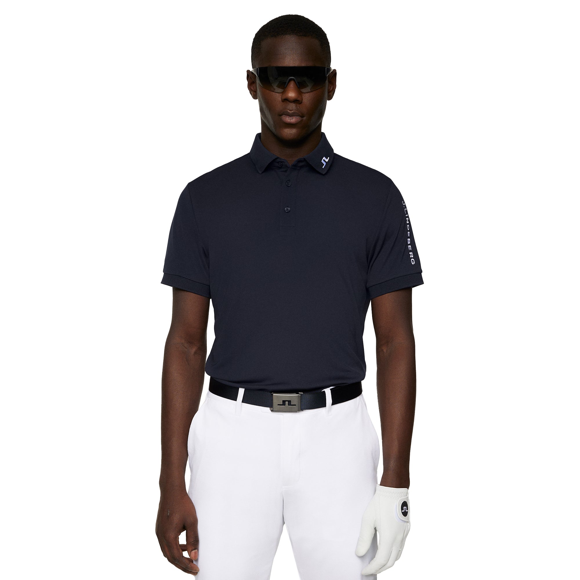 J.Lindeberg Golf Tour Tech Polo Shirt JL Navy 6855