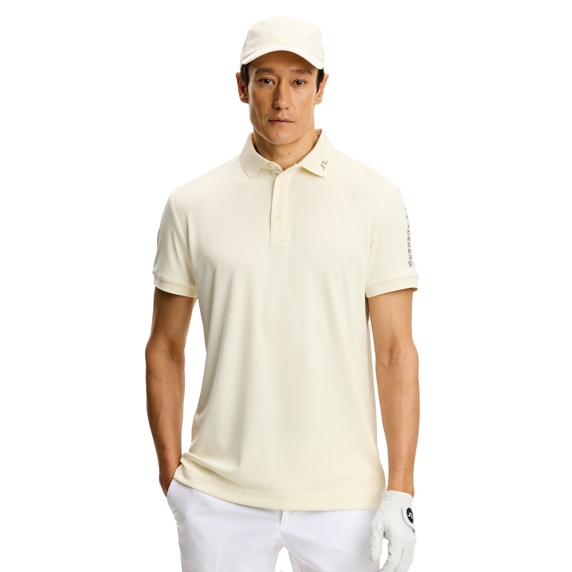 J.Lindeberg Golf Tour Tech Polo Shirt SS26 - Forget Me Not O127